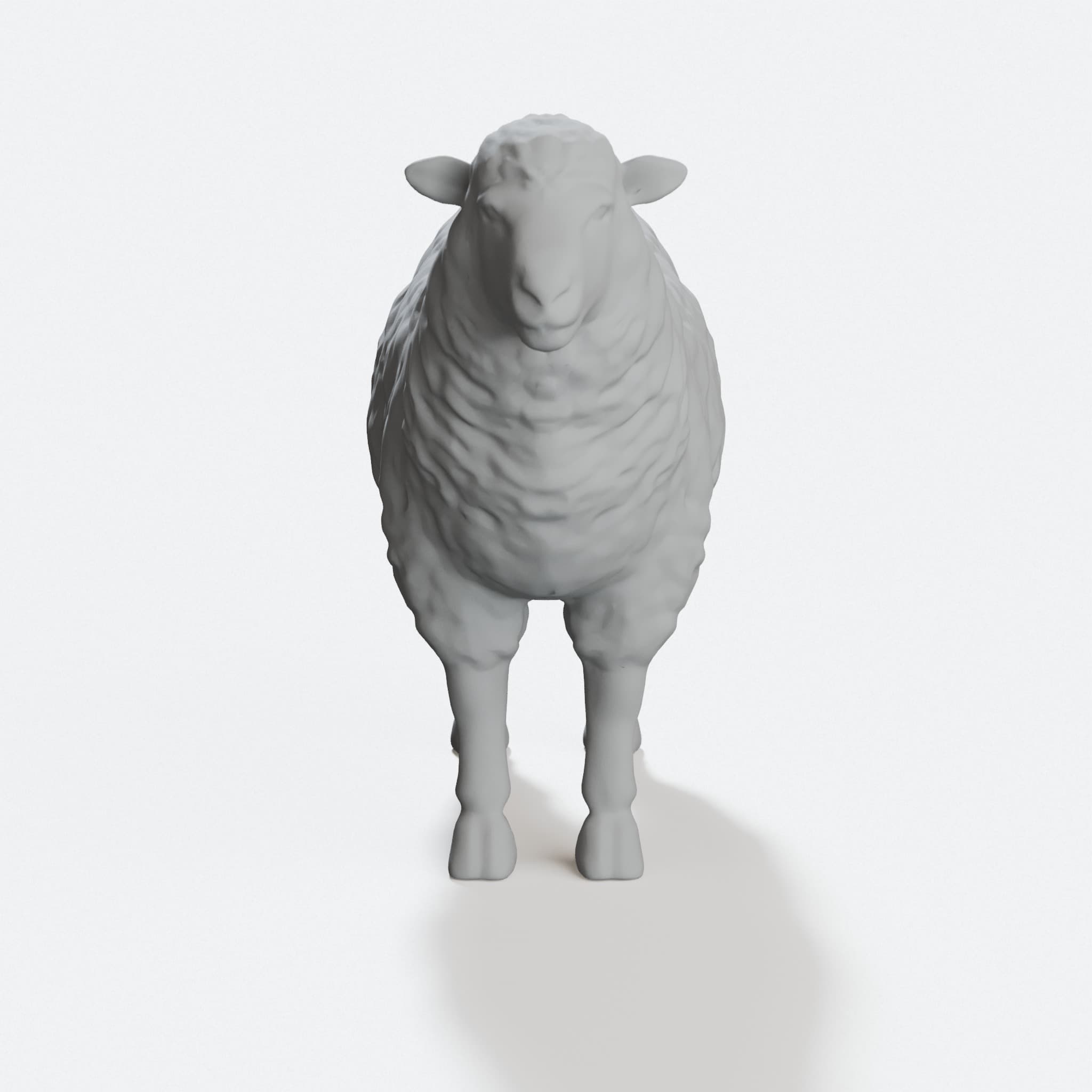 Sheep 3D Printed Toy, Printable Design File