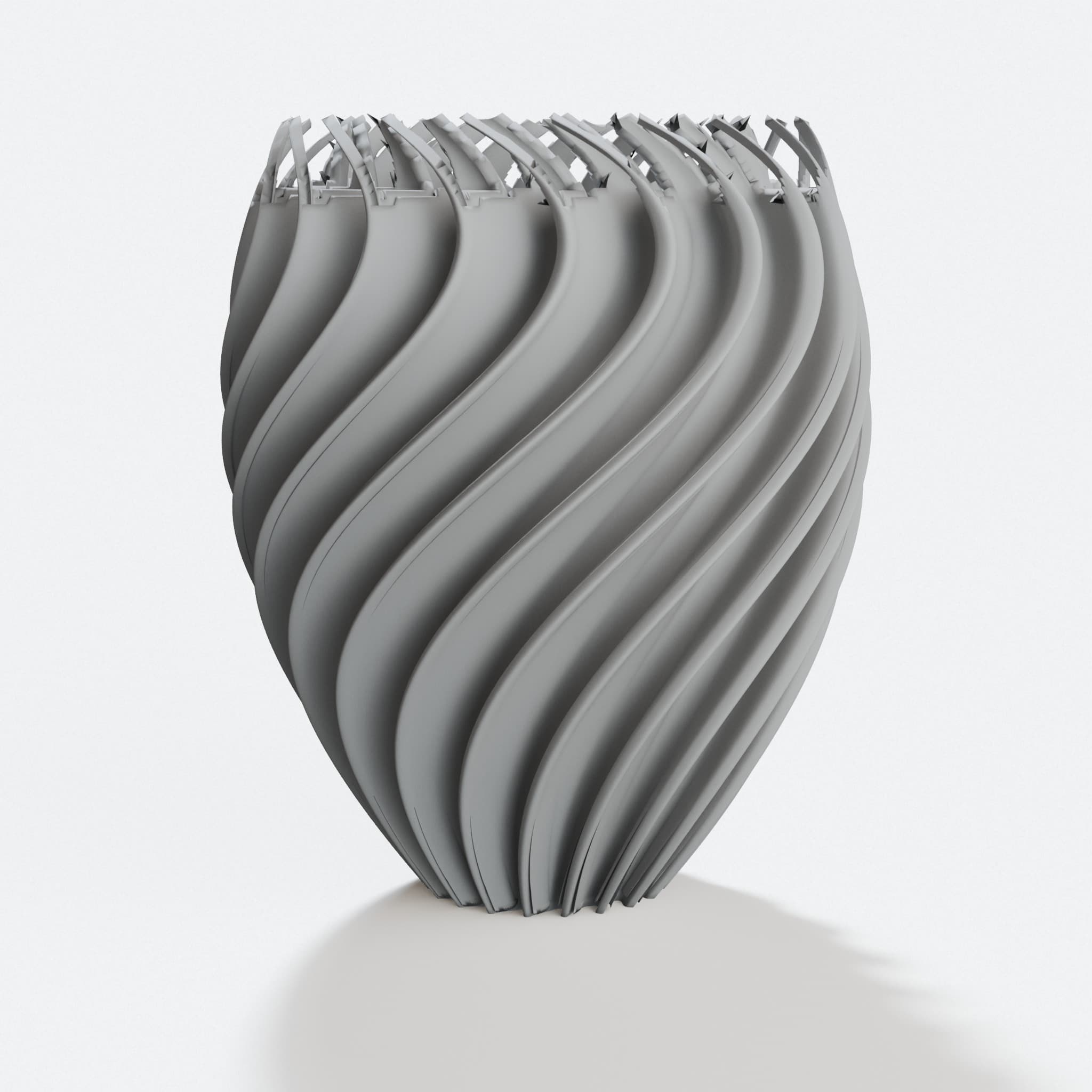 Parametric Twist Vase Customizable Decor