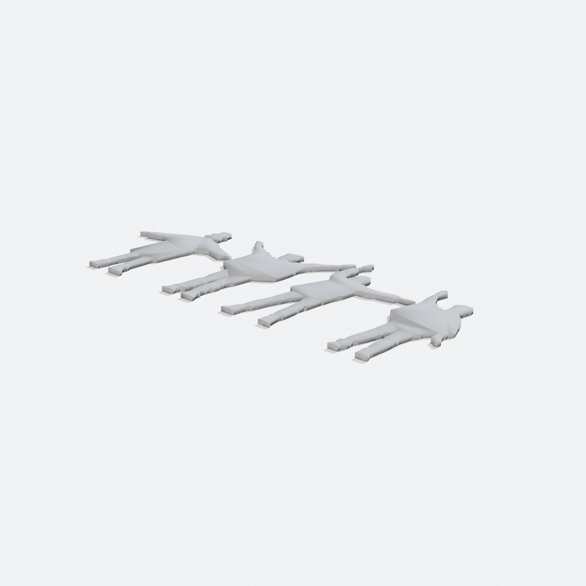 HELP 3D Printed Beatles Ornaments Set