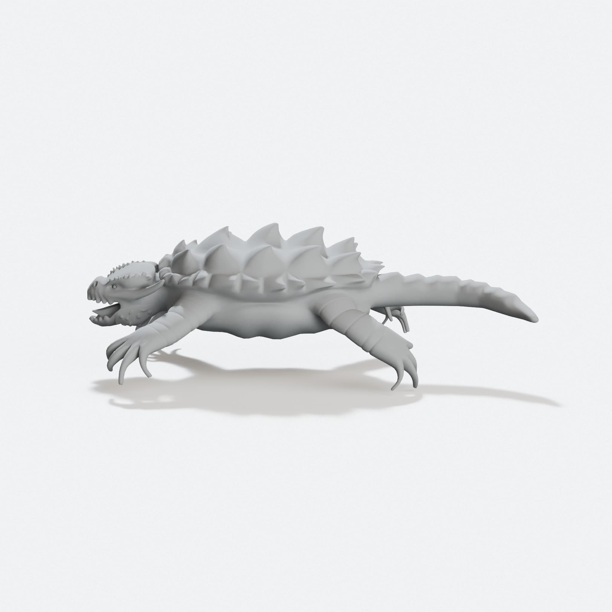 Dragon Turtle 3D Printed Toy Figure