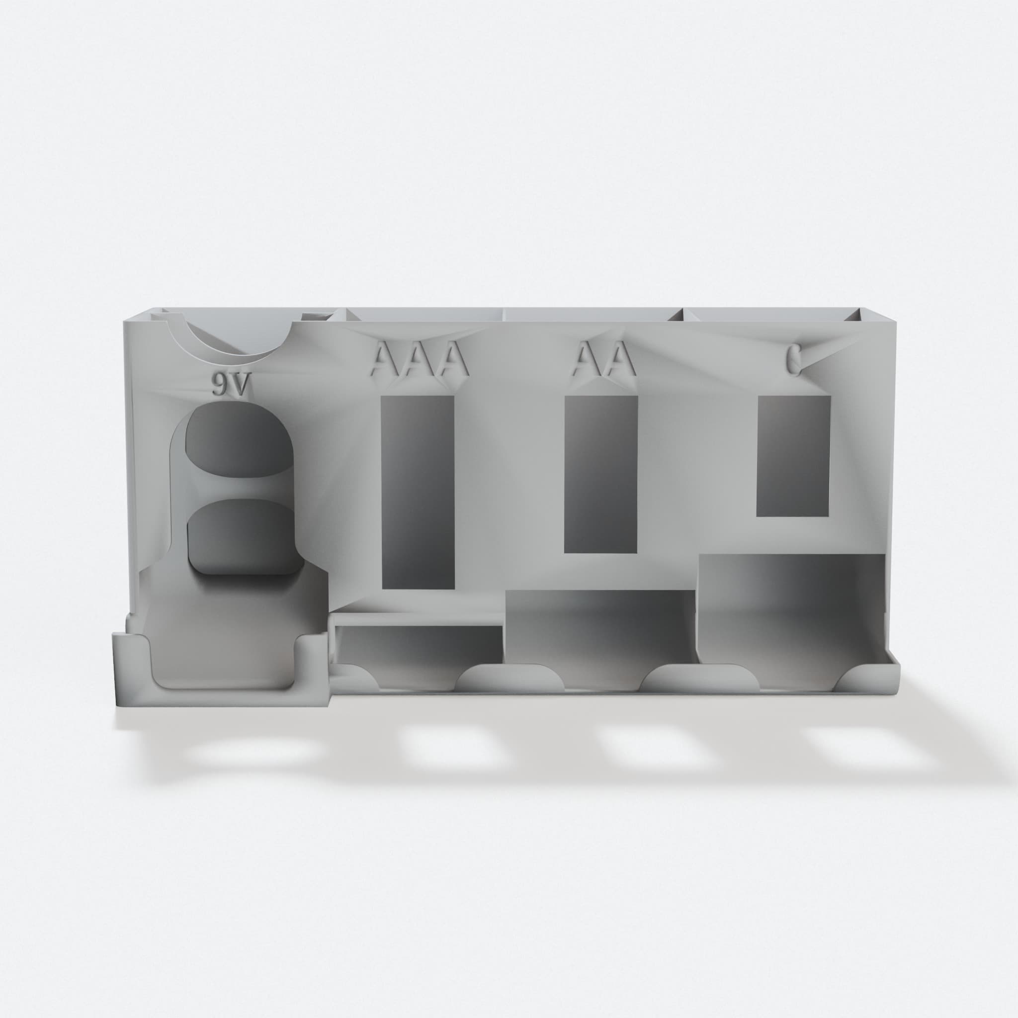 Battery Storage Organizer, 3D Printed