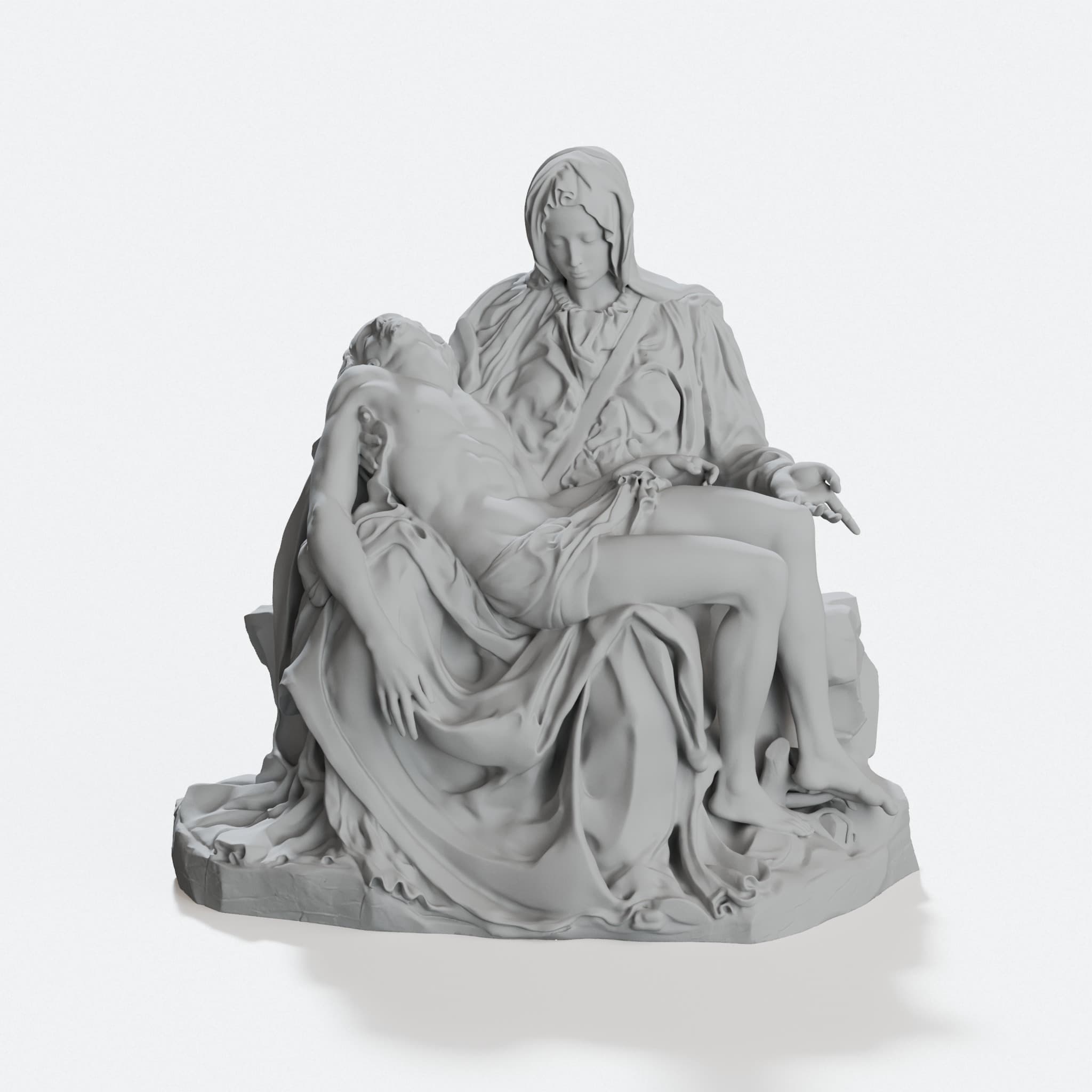 Pieta Michelangelo Sculpture Display Replica