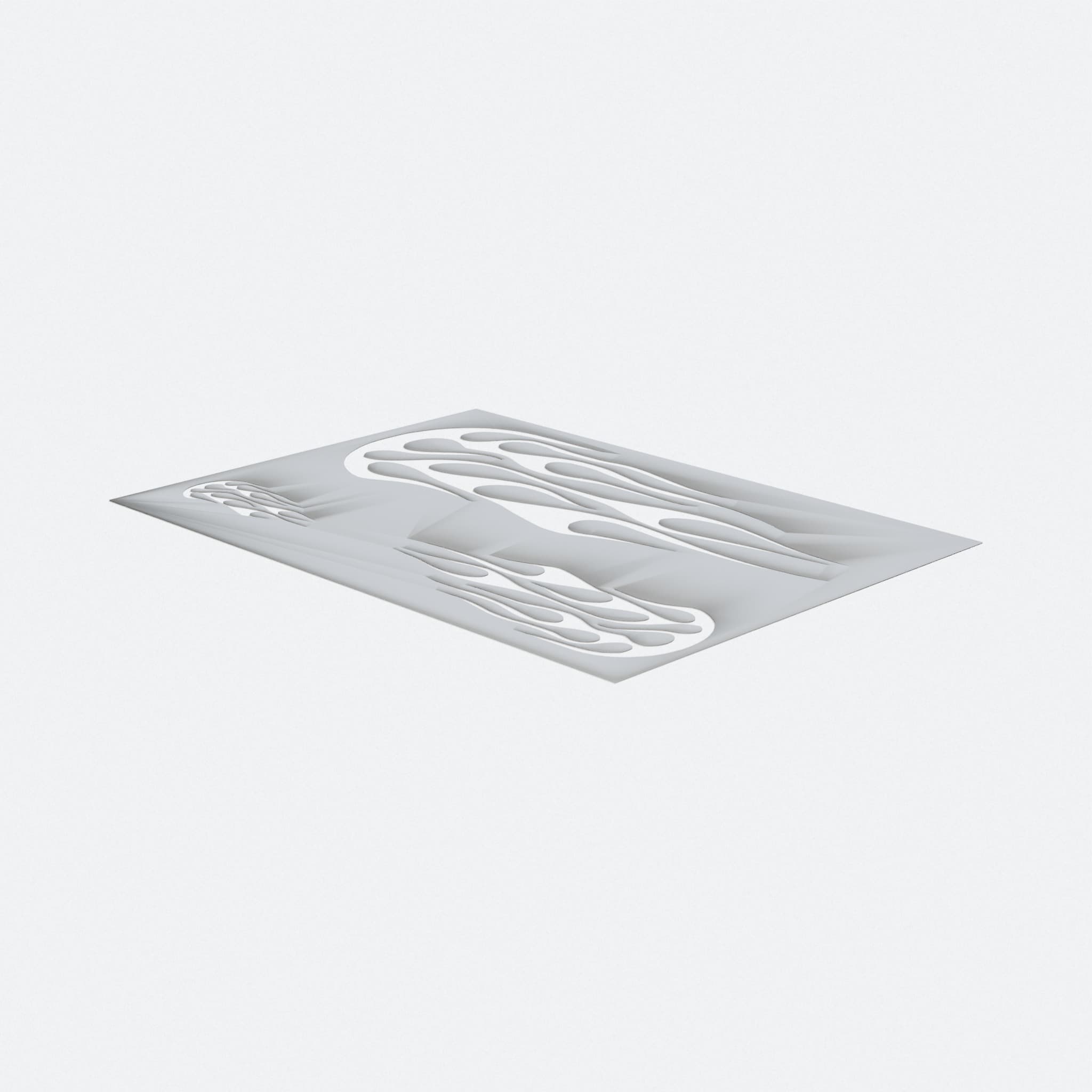 3D Printed Airbrush Stencil Flames Workshop Tool