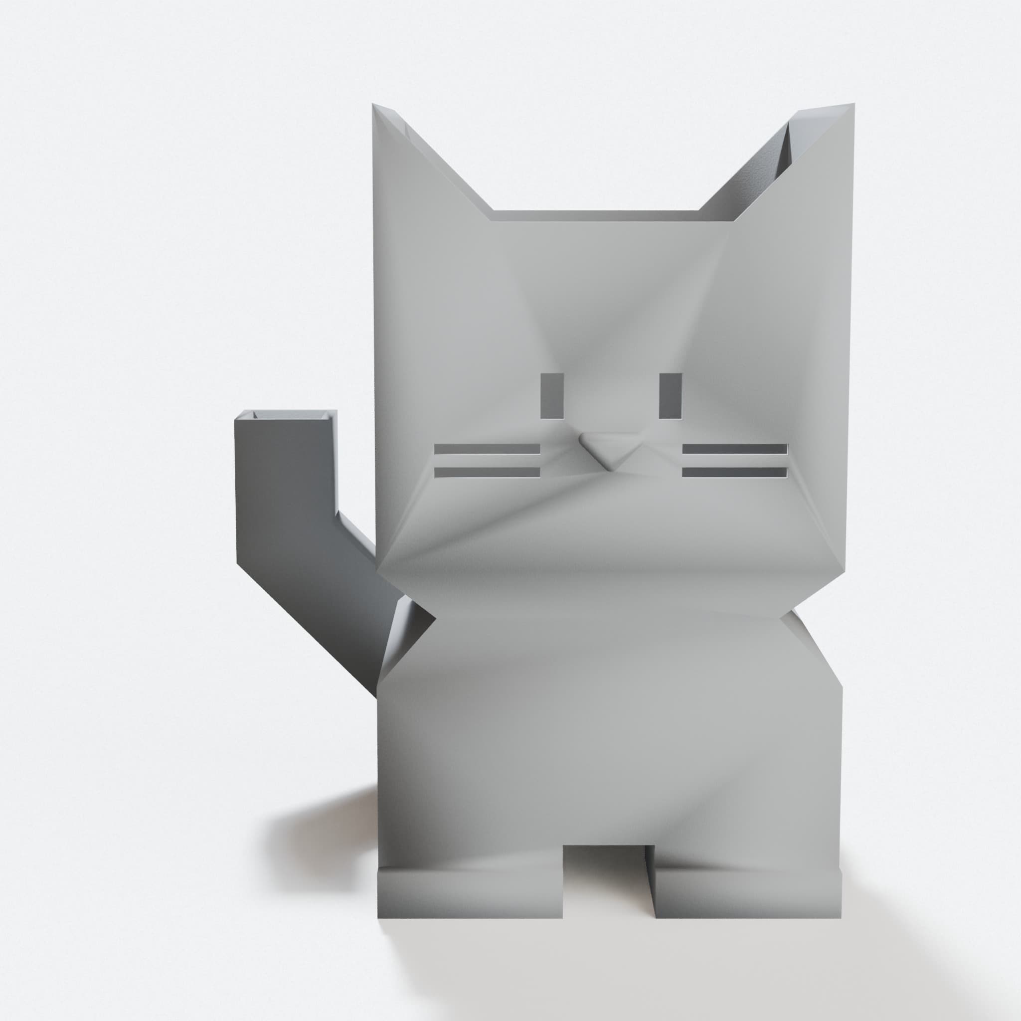 CaliCat Pen Holder: 3D Printed Office Accessory
