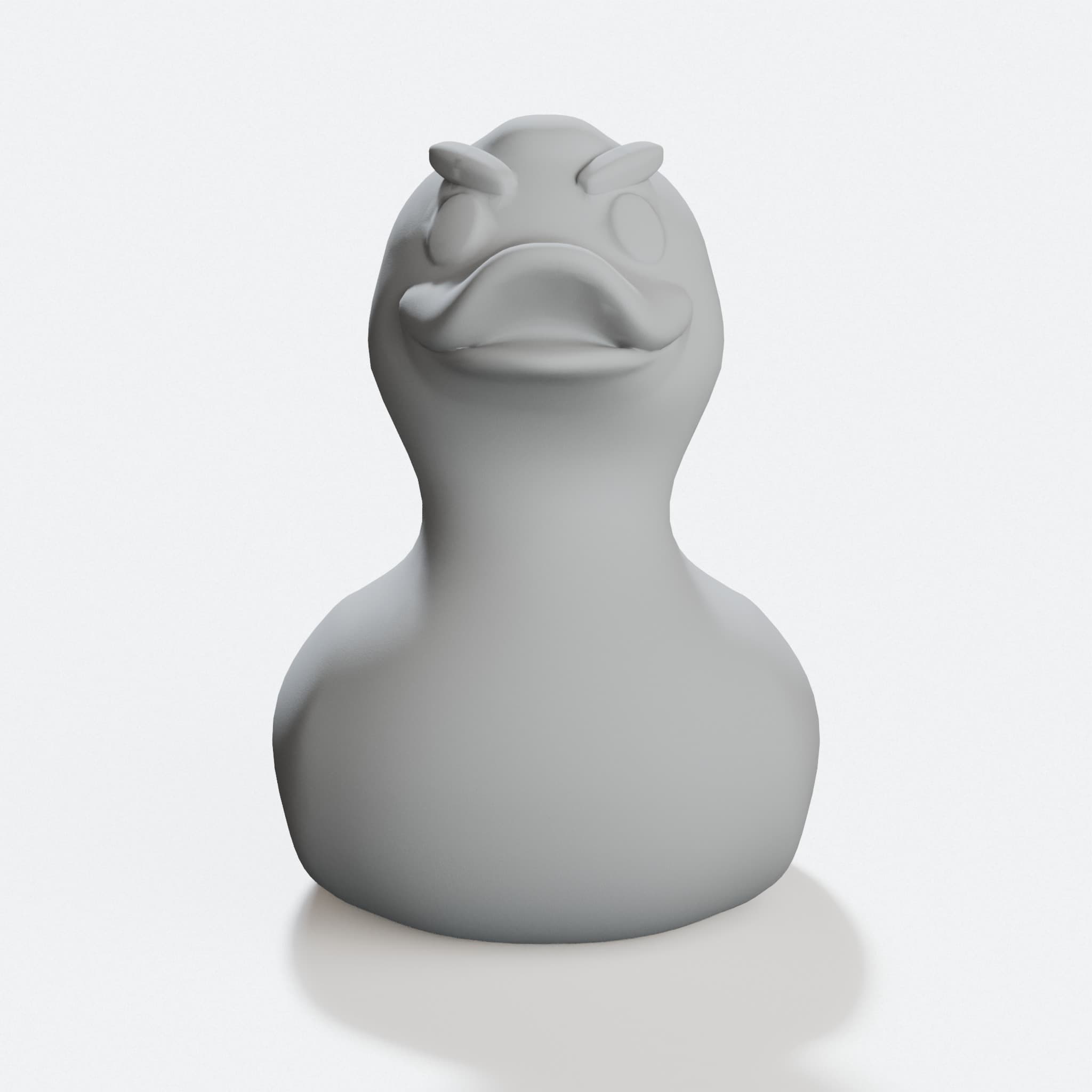 Angry Rubber Duck 3D Printed Toy