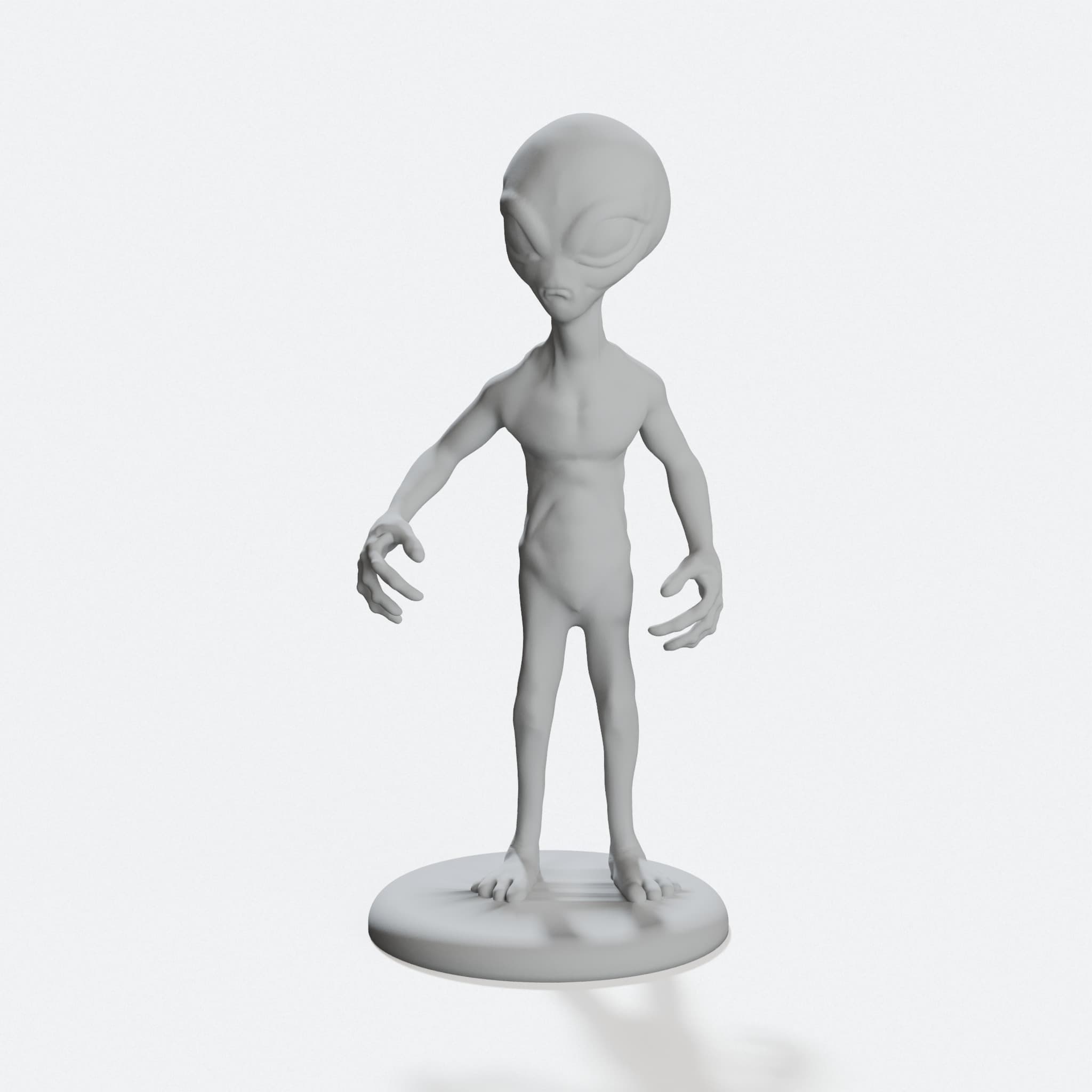 Alien Toy Figure - 3D Printed Collectible