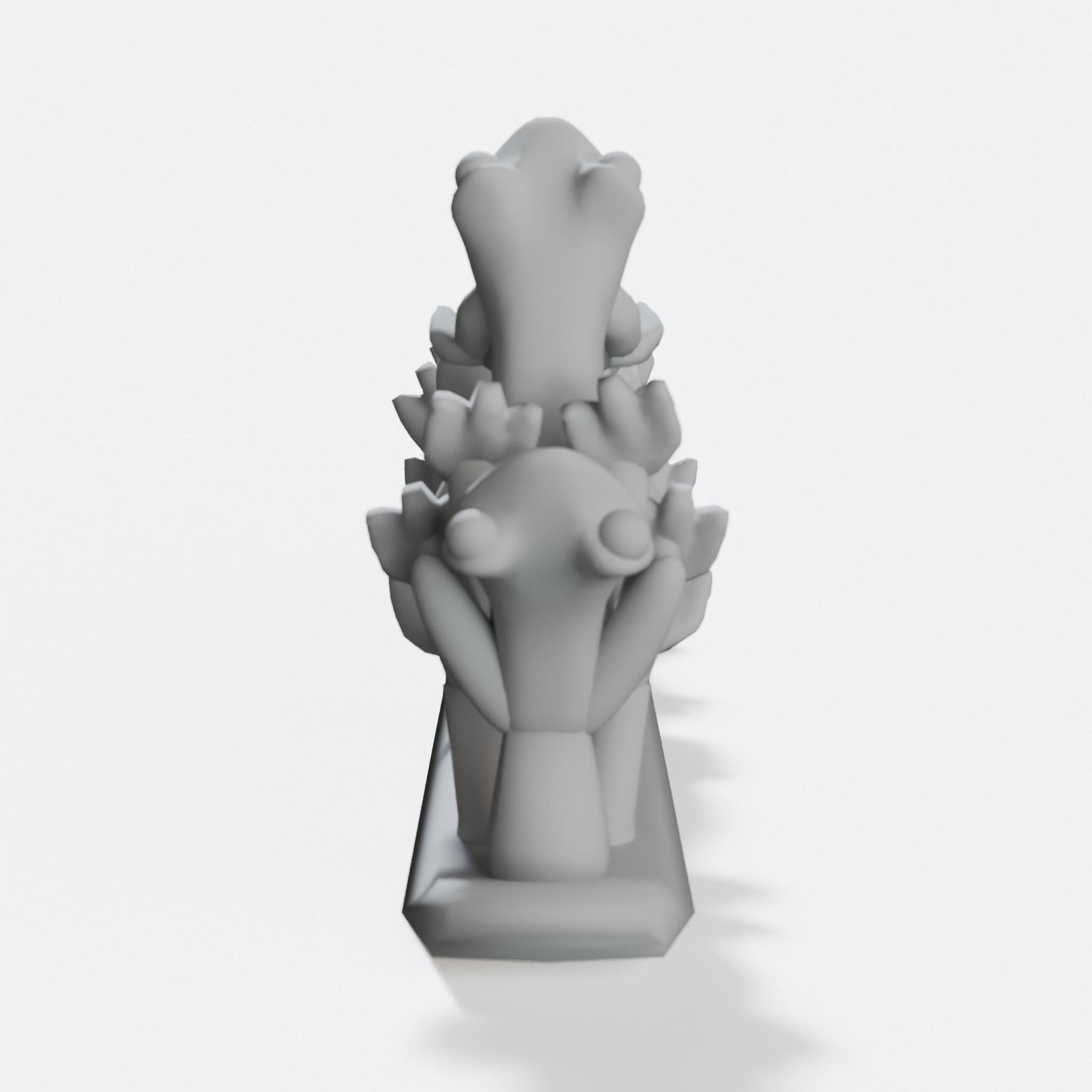 3D Printed Frogs Miniature Toys and Tabletop Scatter