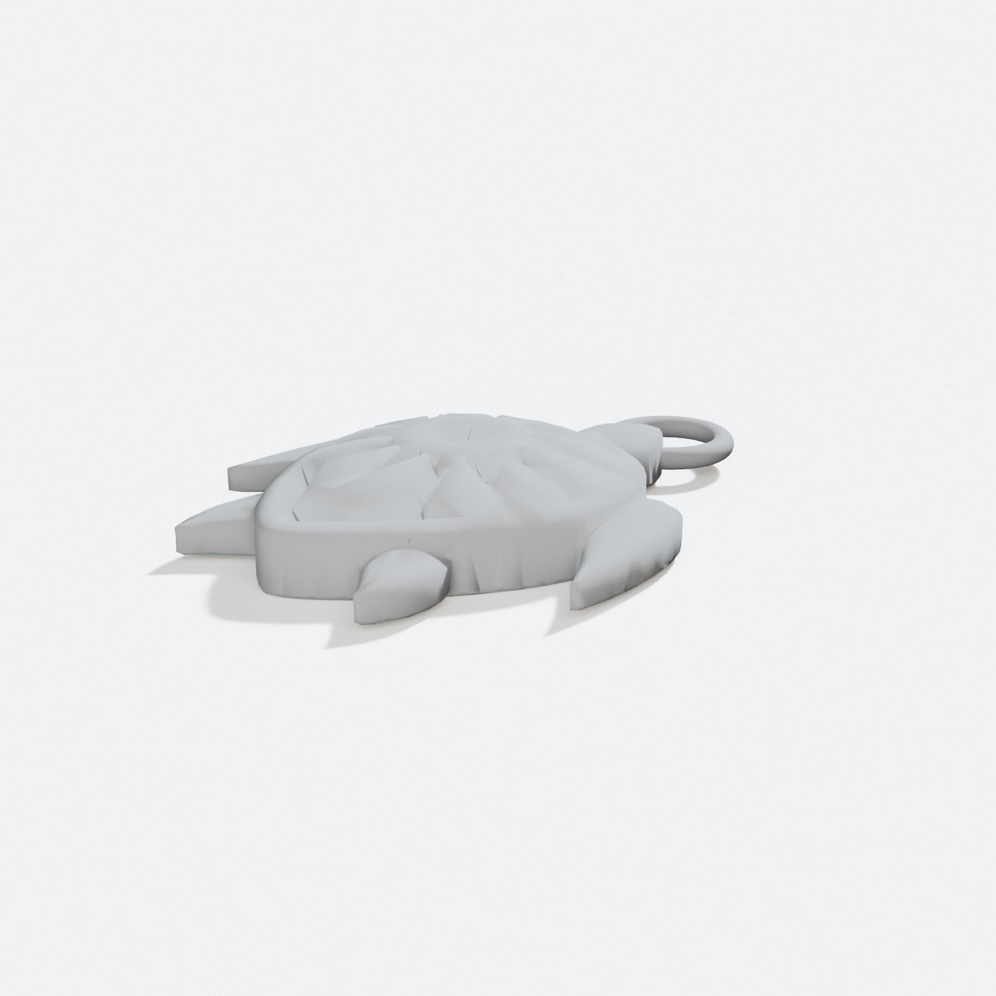 3D Printed Turtle Keychain, Small Toy