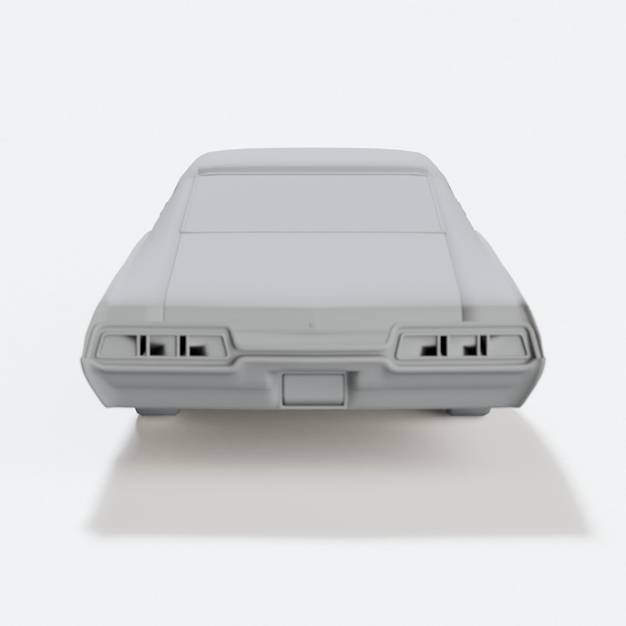 1967 Chevy Impala 3D Printed Toy Car
