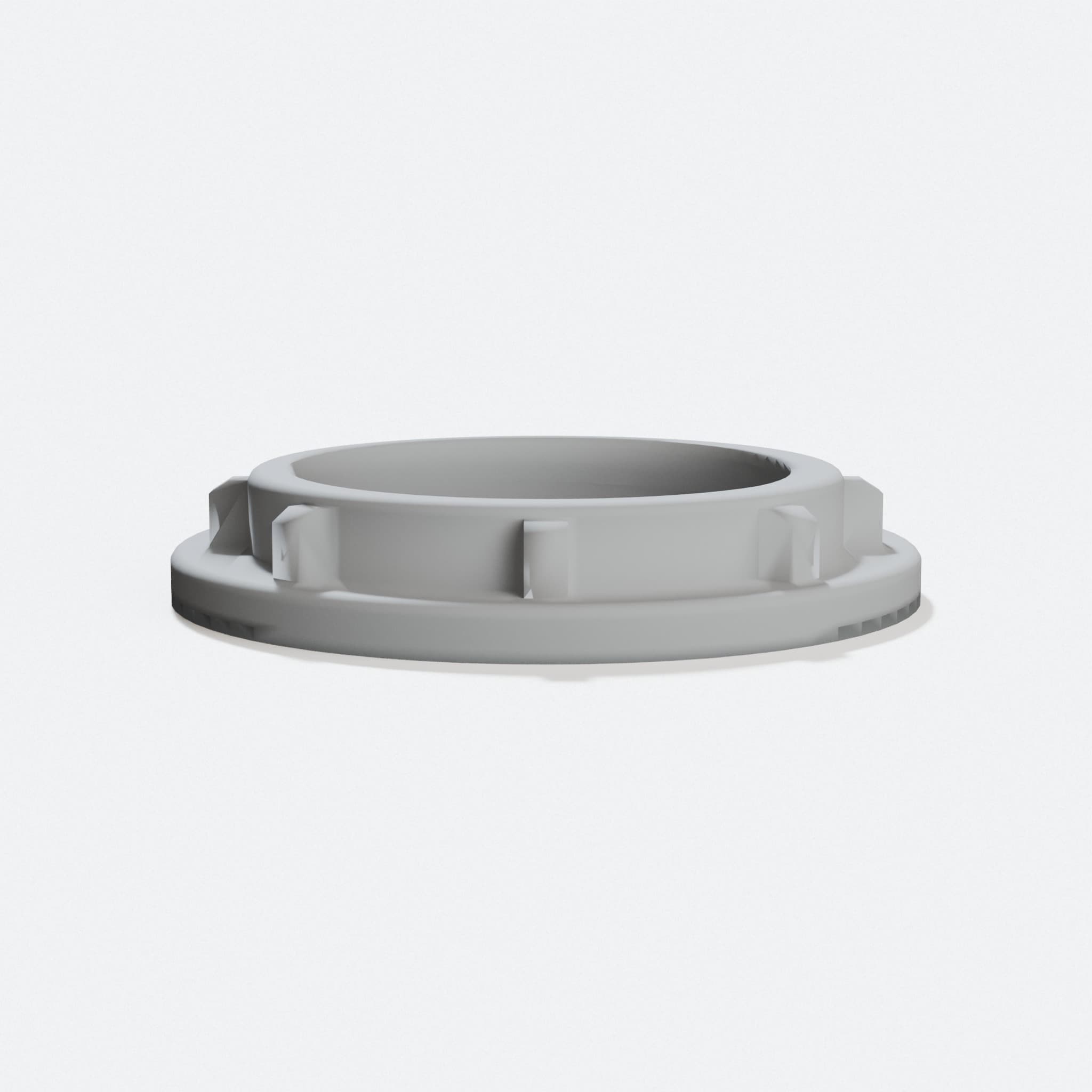 E27 Lamp Shade Ring 40mm Thread 3D Printed