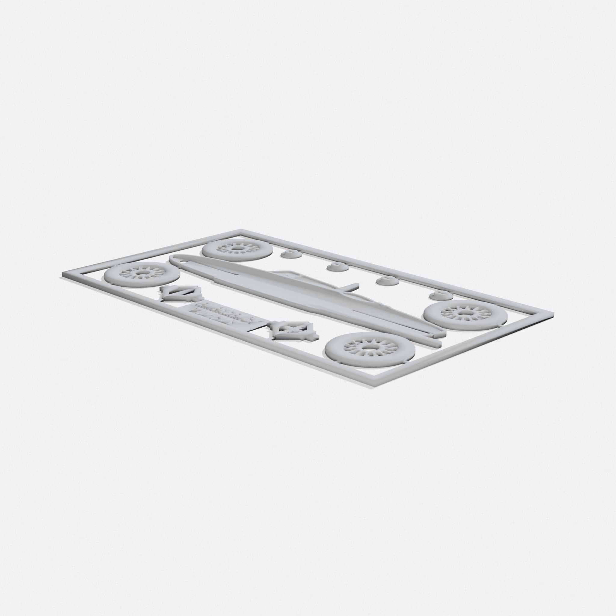 Ferrari Business Card, 3D-Printed Puzzle Toy