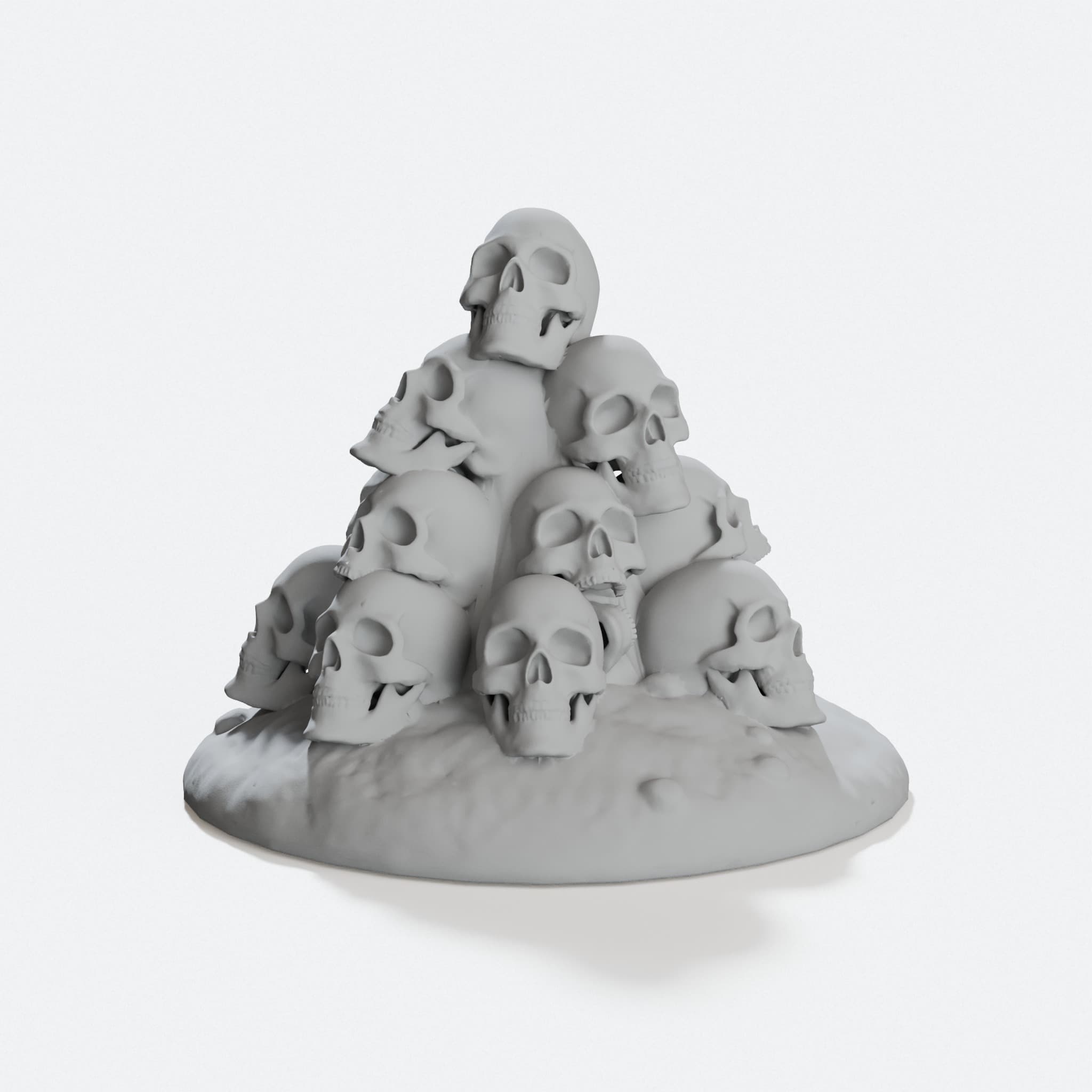 Pile of Skulls 3D Printed Toy