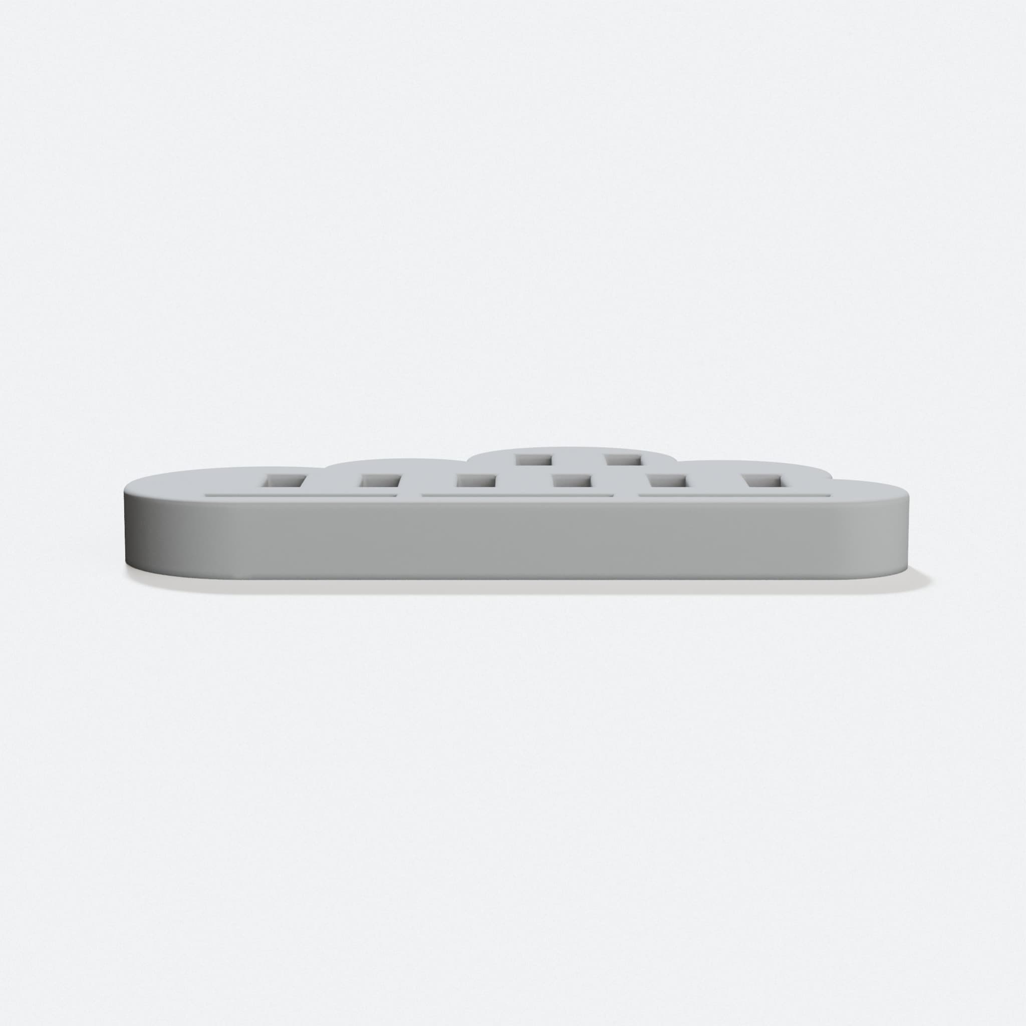 Cloud Storage 3D Printed Organizer for USB and SD Cards