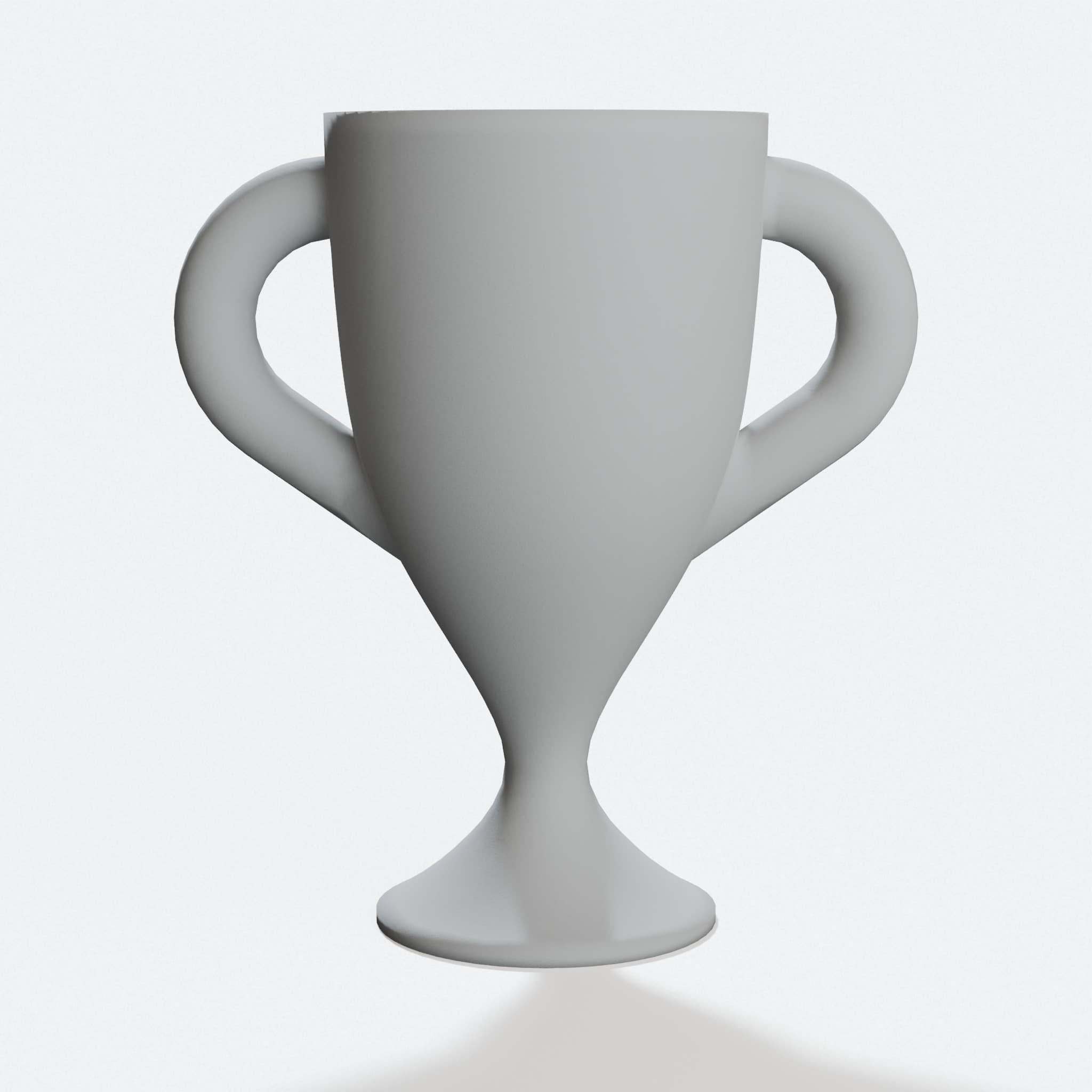 Trophy Cup 4 – Streamlined 3D Printed Home Decor Award