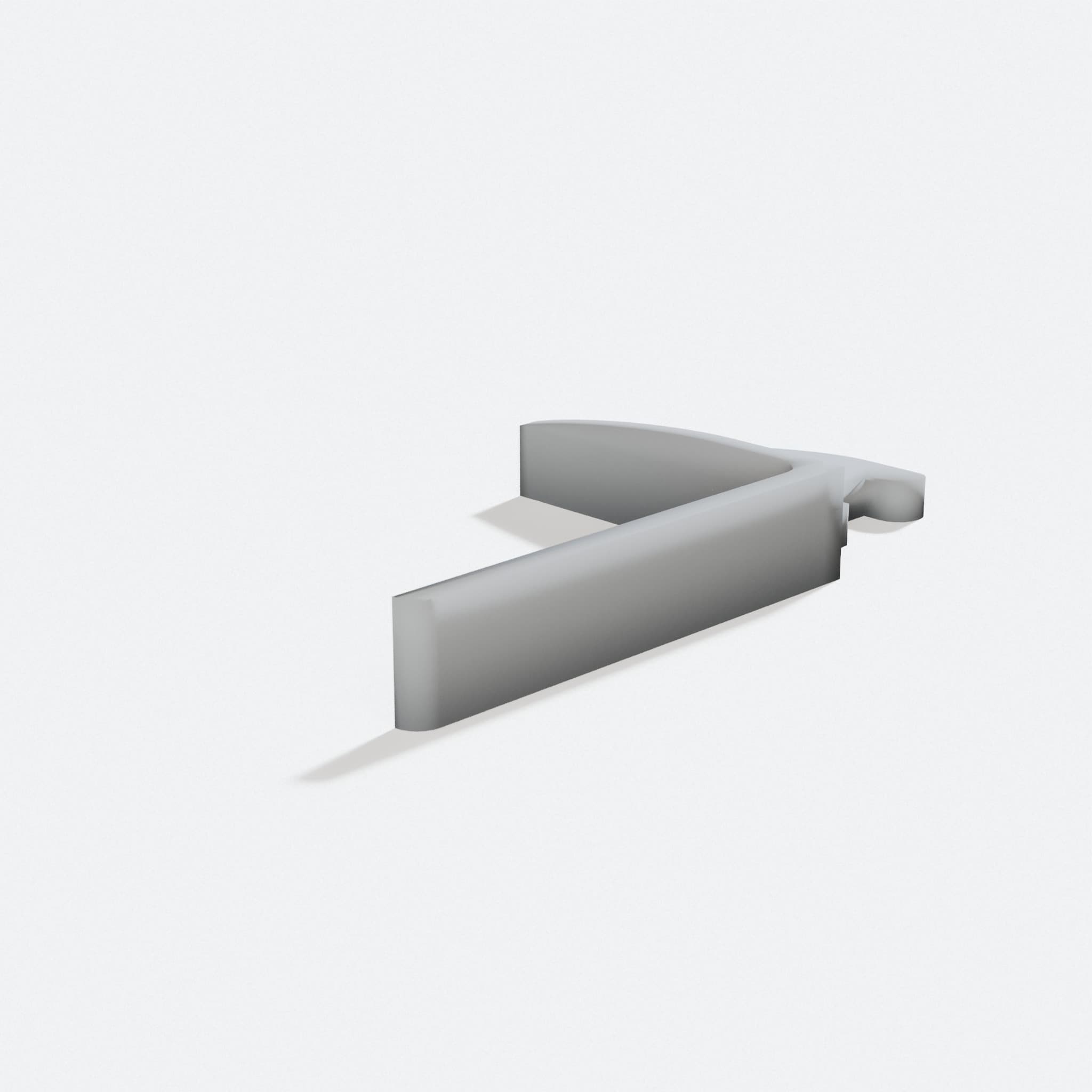 Monitor Hook for Glasses: 3D Printed Office Accessory