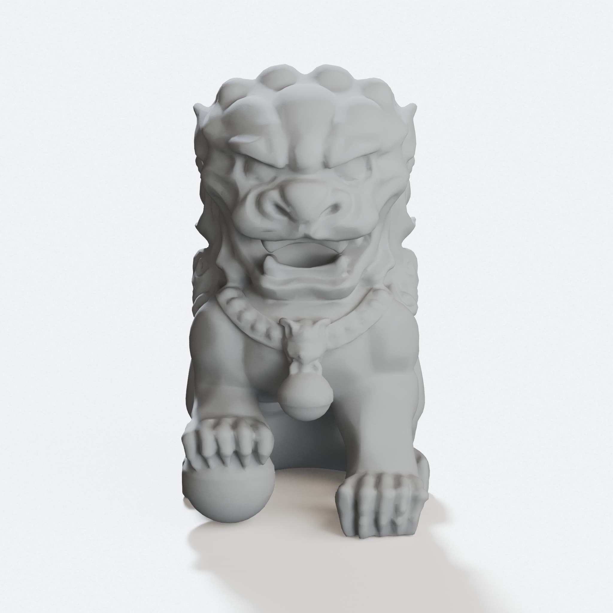 Chinese Guardian Lion Statue