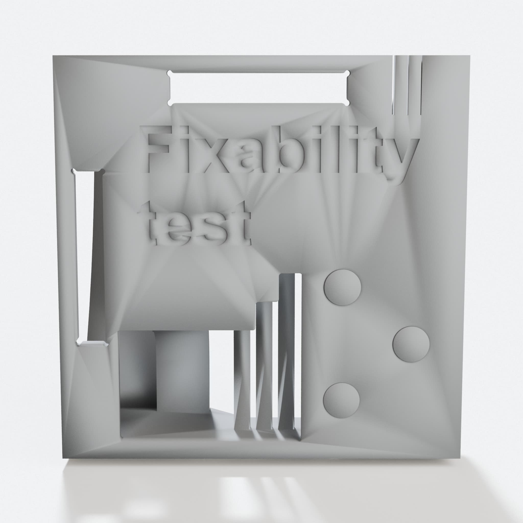 3D Printed Support Test Jig for Mini Printers