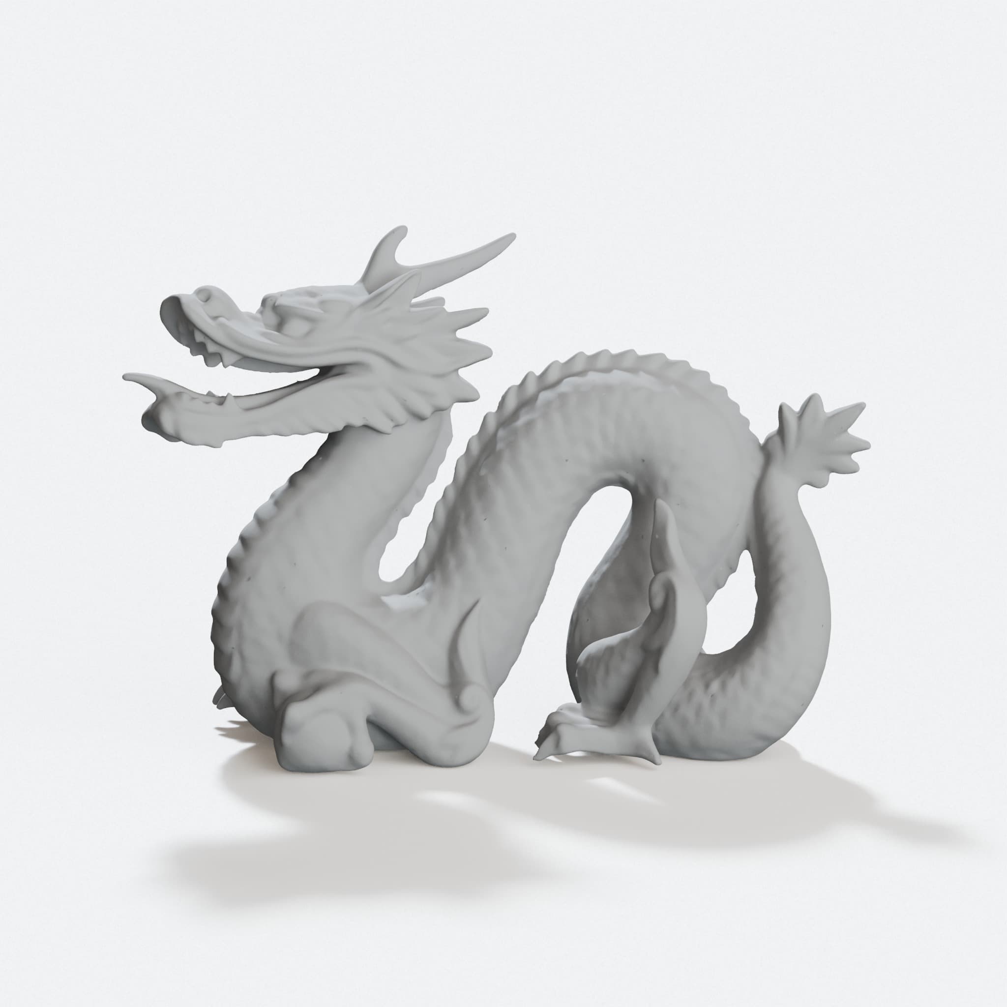 Compatible with Prusa: Hi-Res Stanford Dragon Home Decor