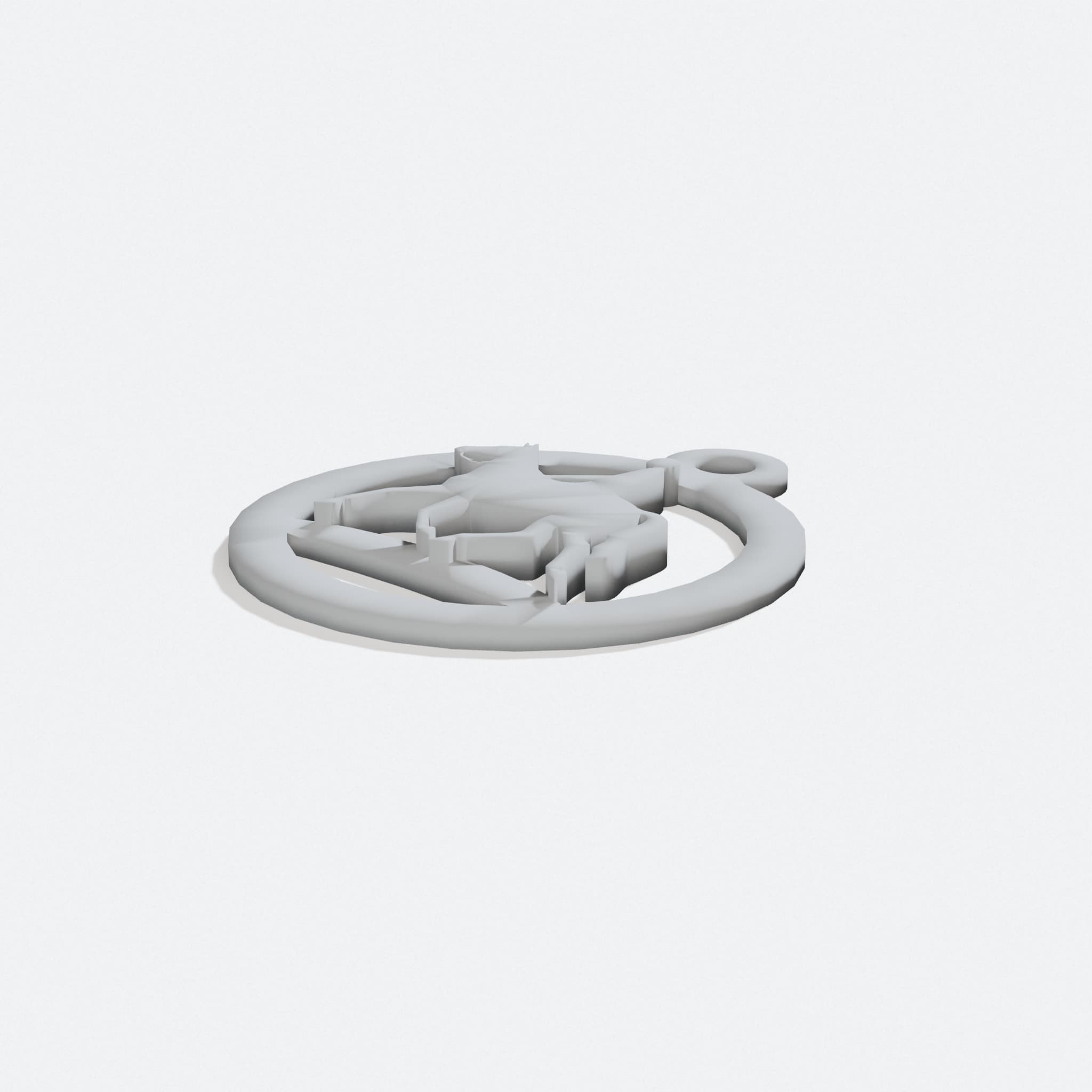 Horse Keychain - 3D Printed Pet Accessory