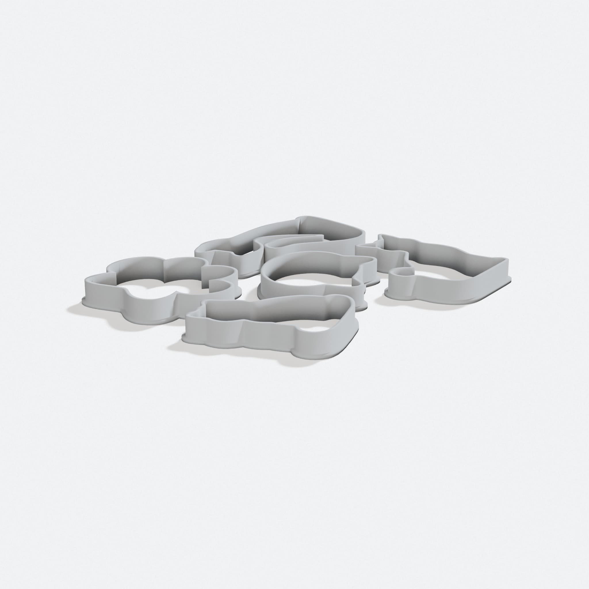 Ultimate Cat Cookie Cutters, 3D Printed Kitchen Accessories