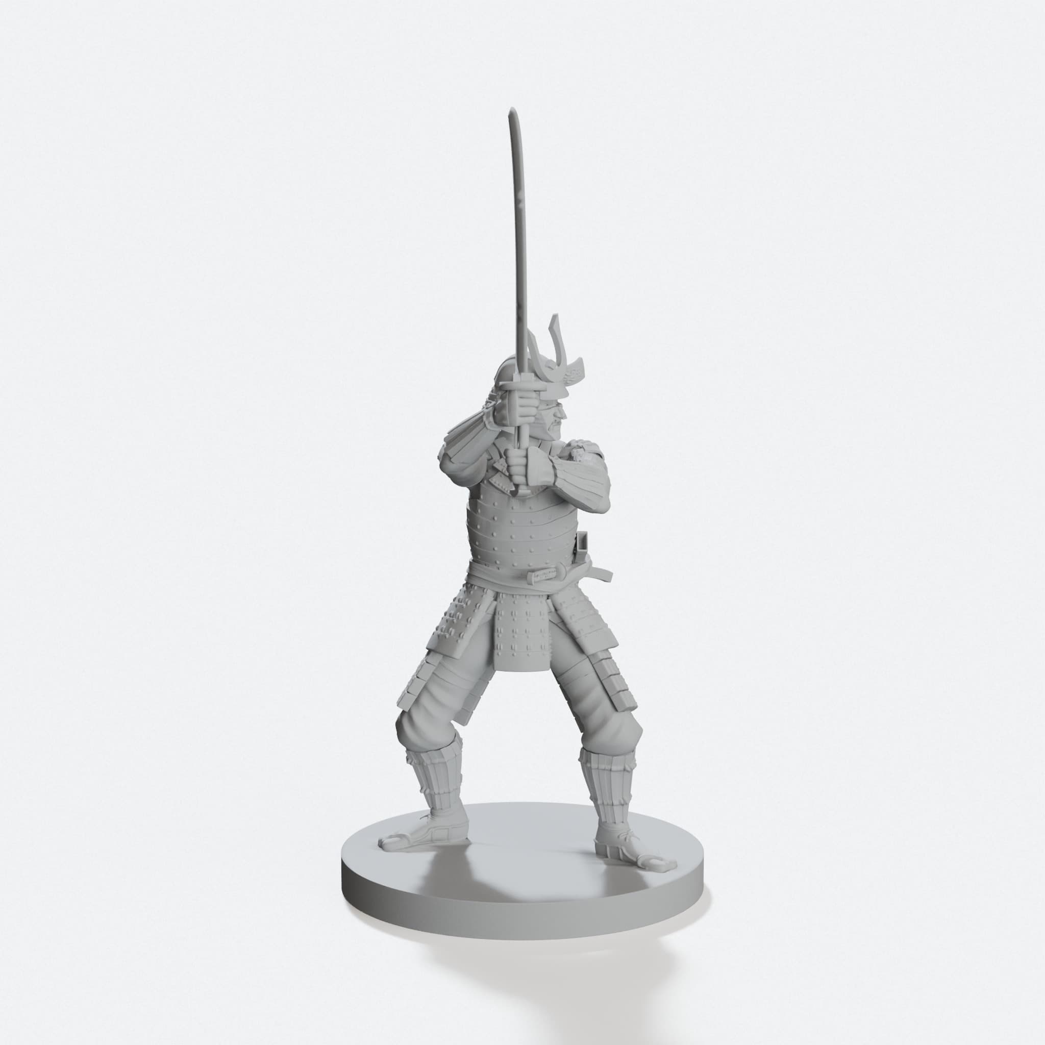 Samurai Minis 3D-Printable Figurine Set