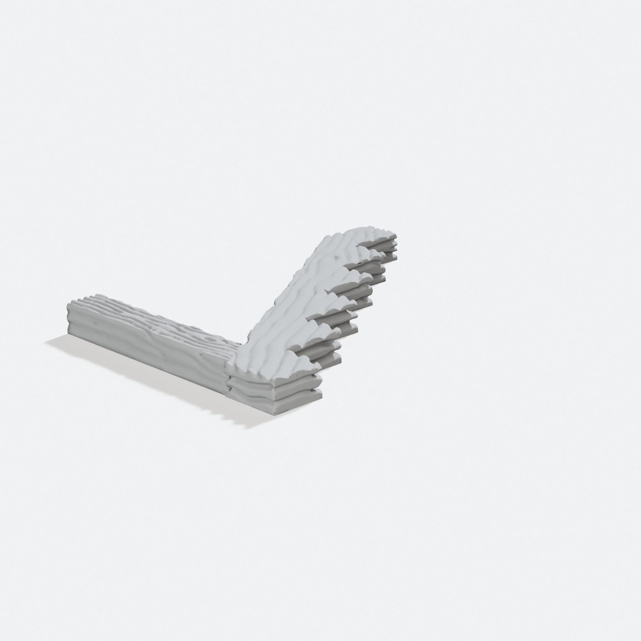 OpenForge 2.0 Wooden Staircase Tile Set