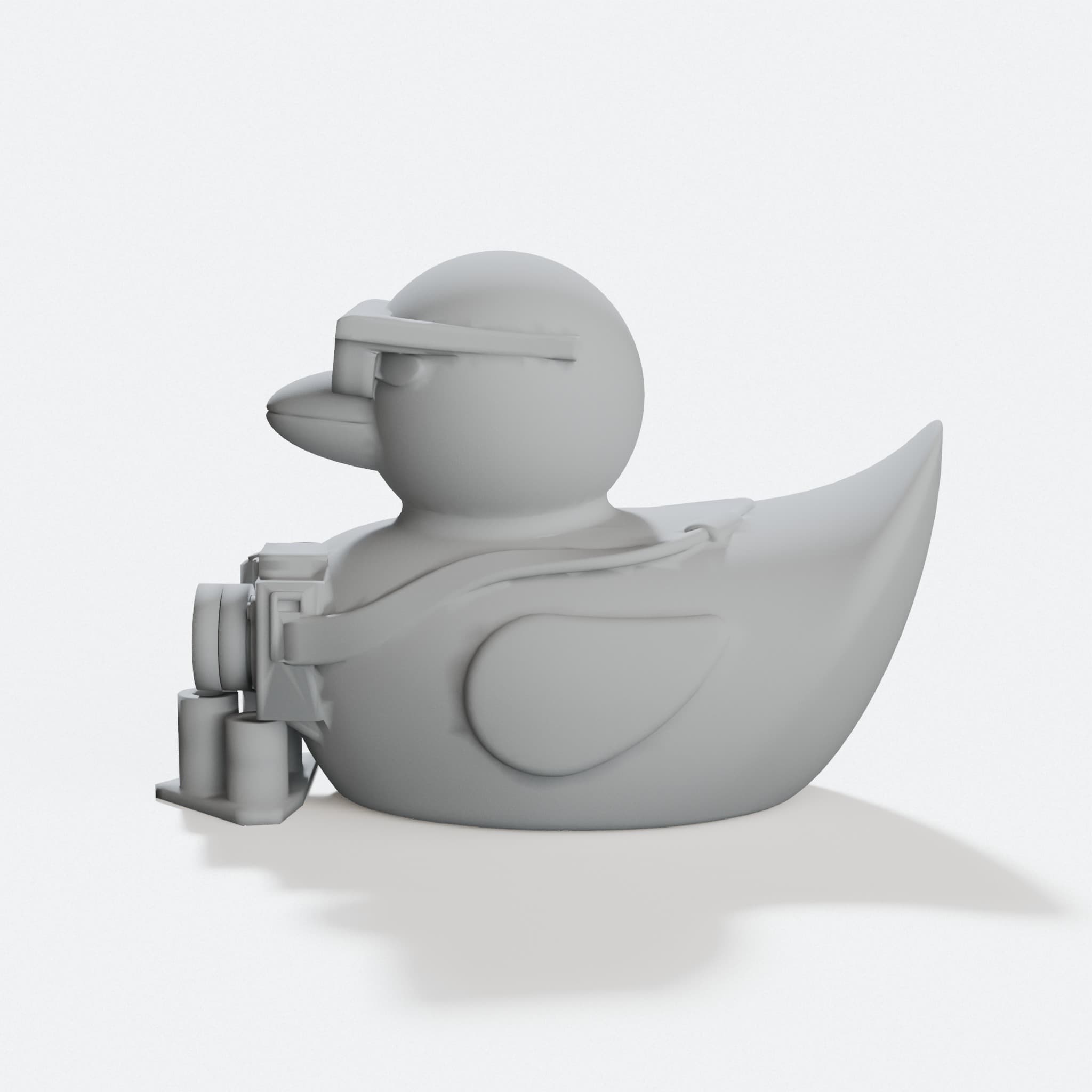 Tourist Duck 3D Printed Toy