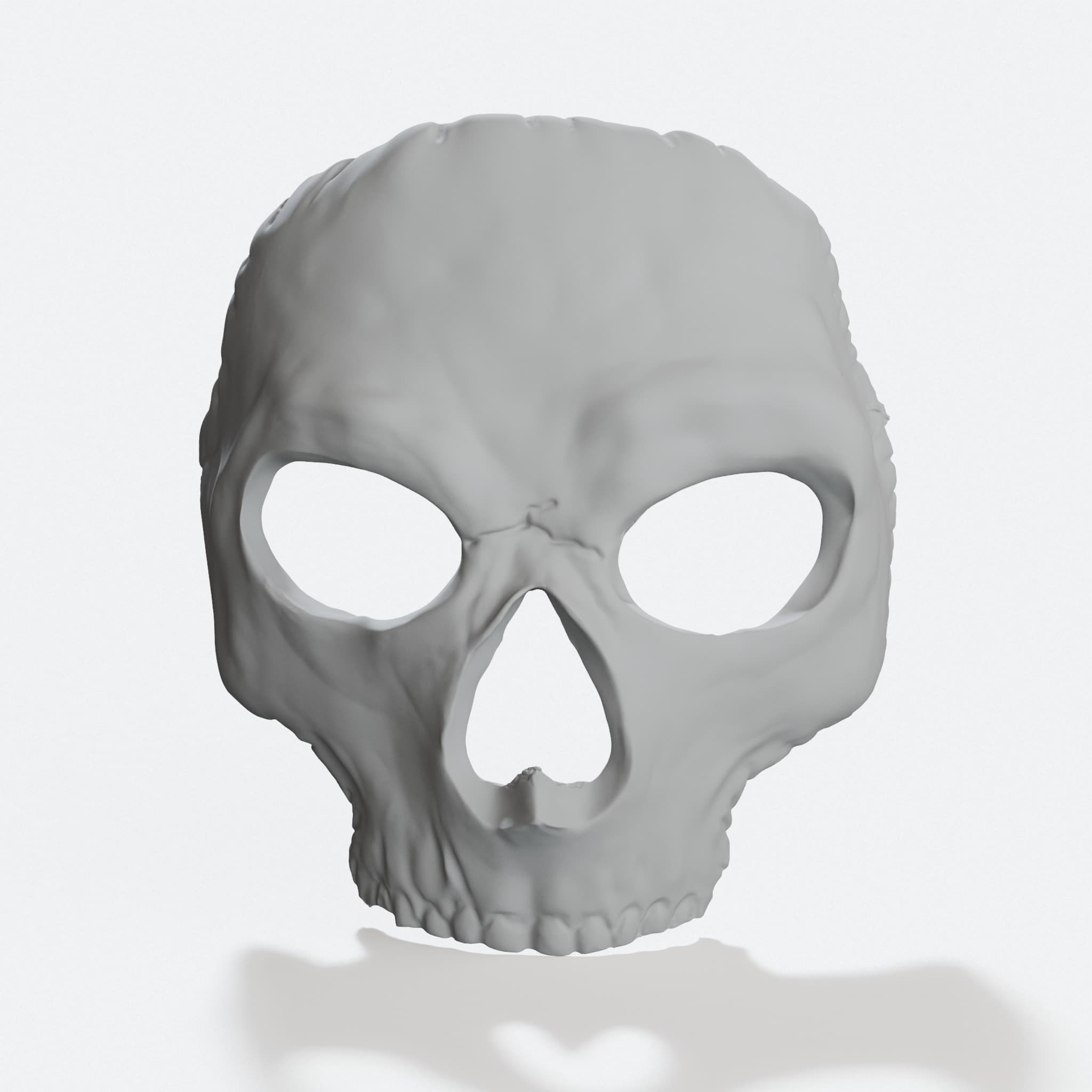 3D Printed Ghost Mask Toy with Support
