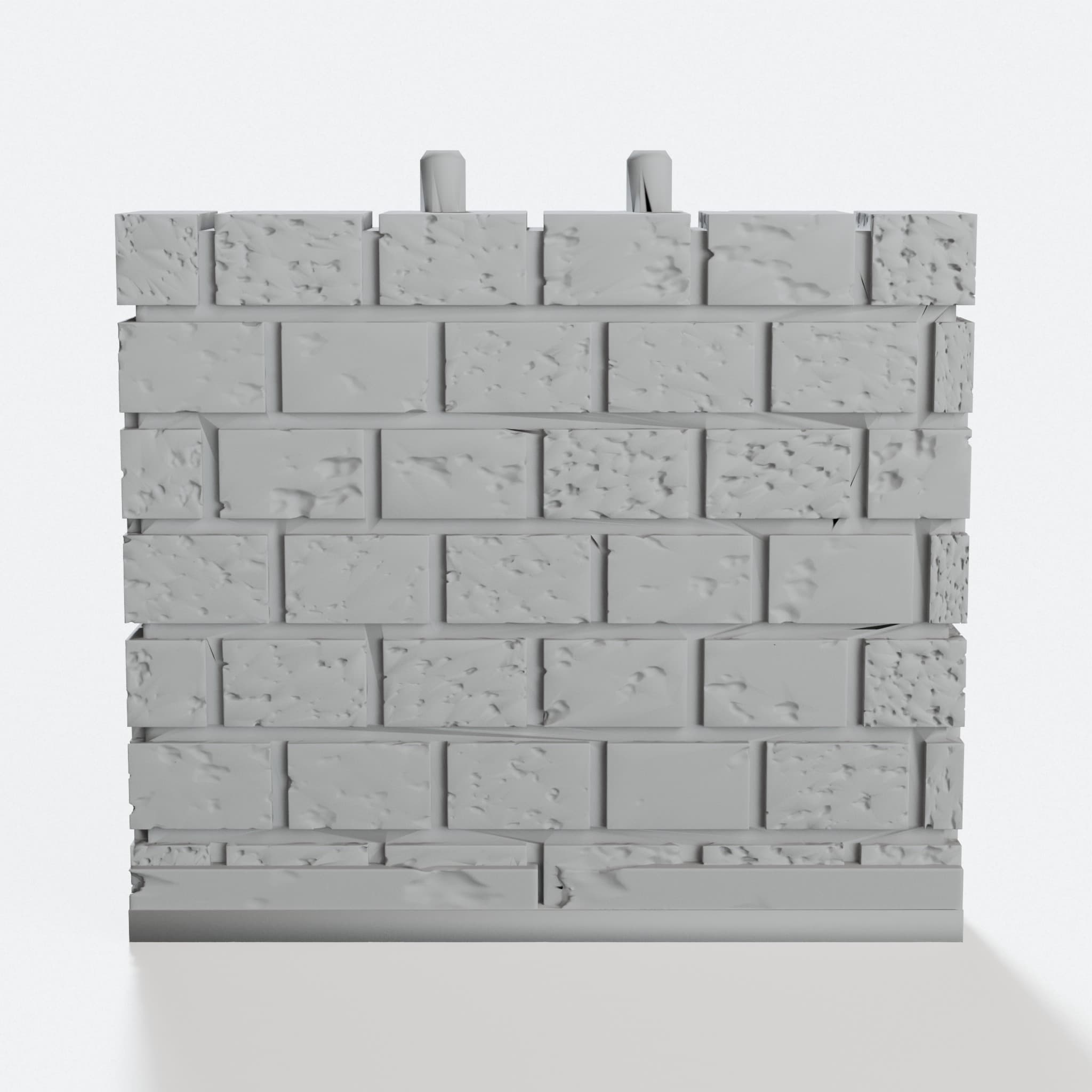 OpenForge Cut Stone Separate Wall Set for DnD and Tabletop RPGs