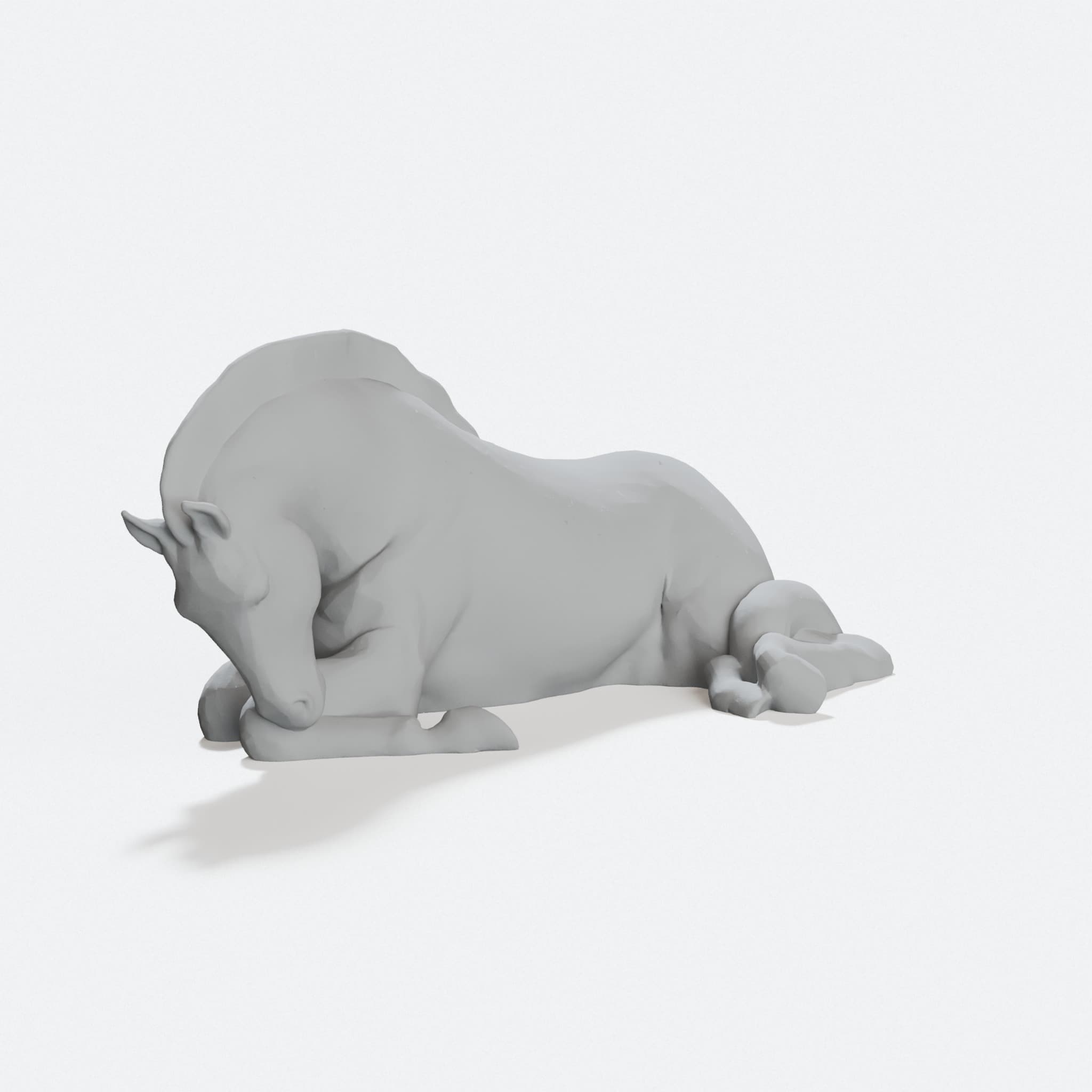 3D Printed Horse Sculpture | Home Decor Statue