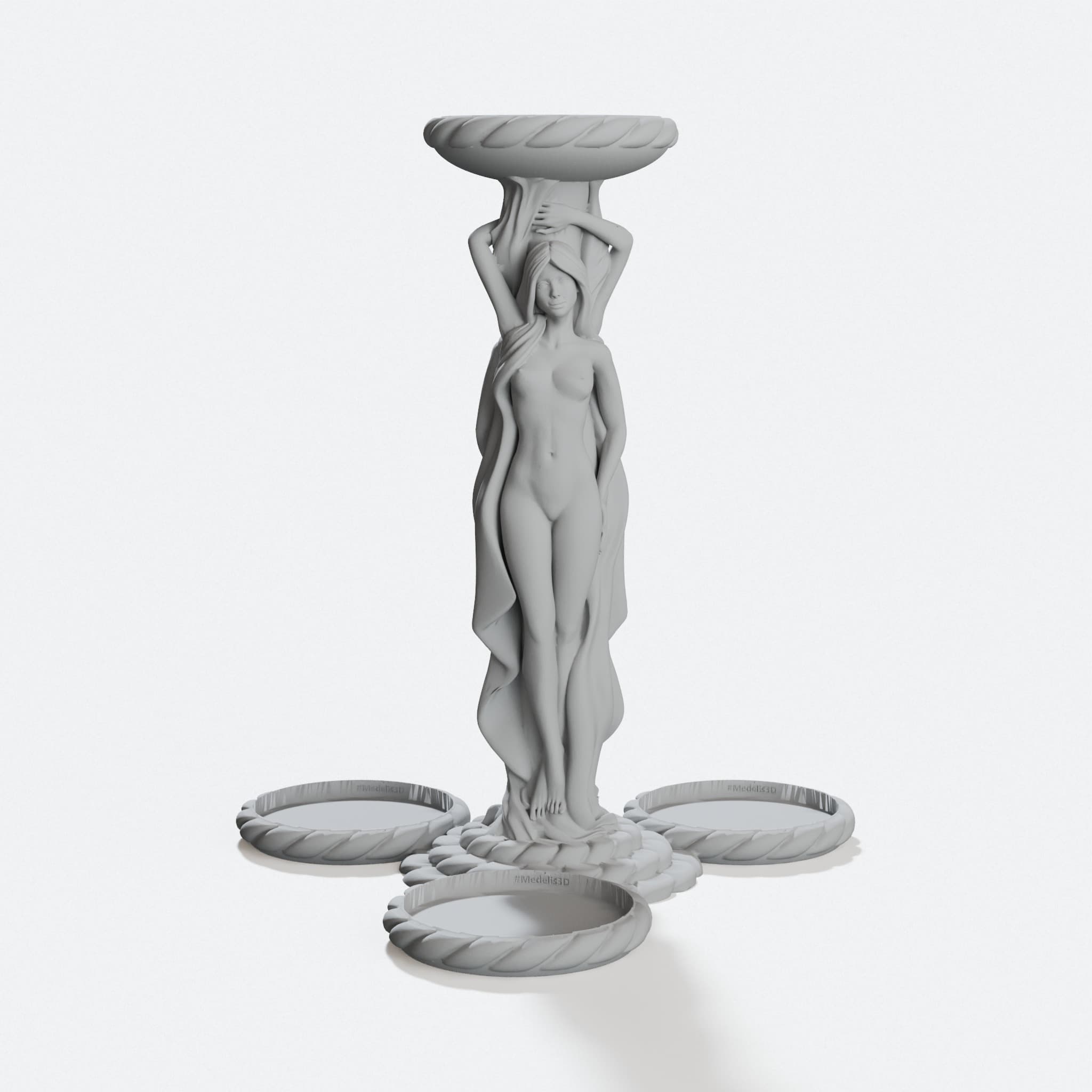 3D Printed Tea Light Candle Holder Home Decor