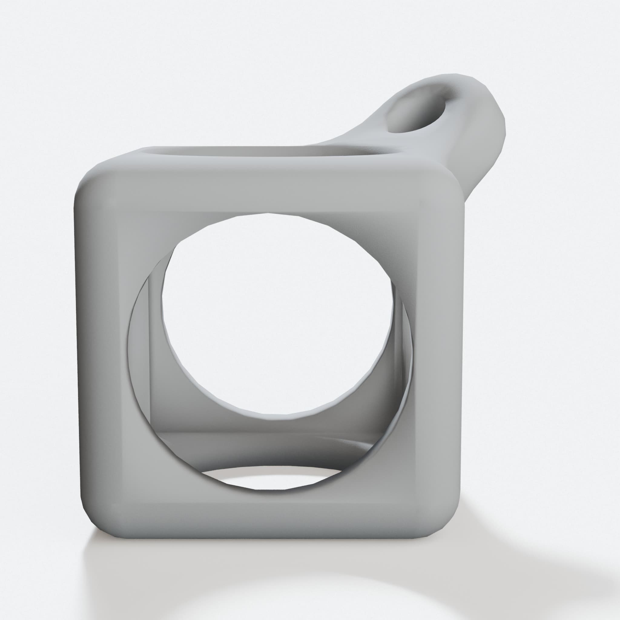 Marble Ball Trap Box Keychain 3D Printed Toy