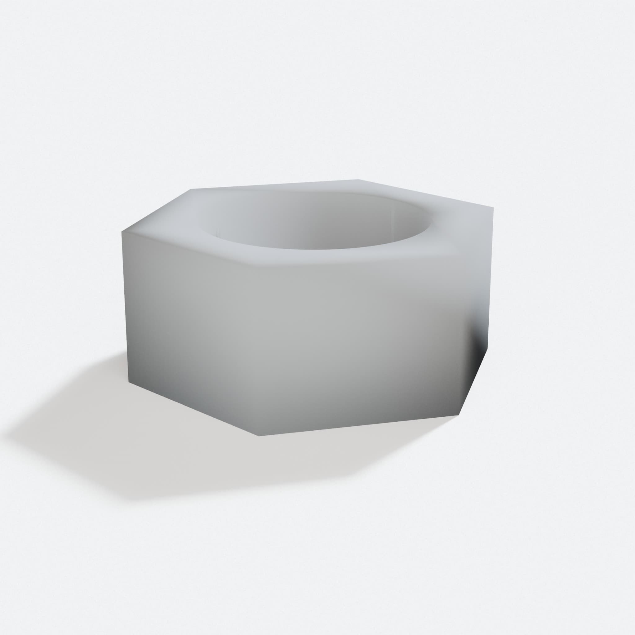 Hexagonal Candle Holder, 3D Printed Home Decor