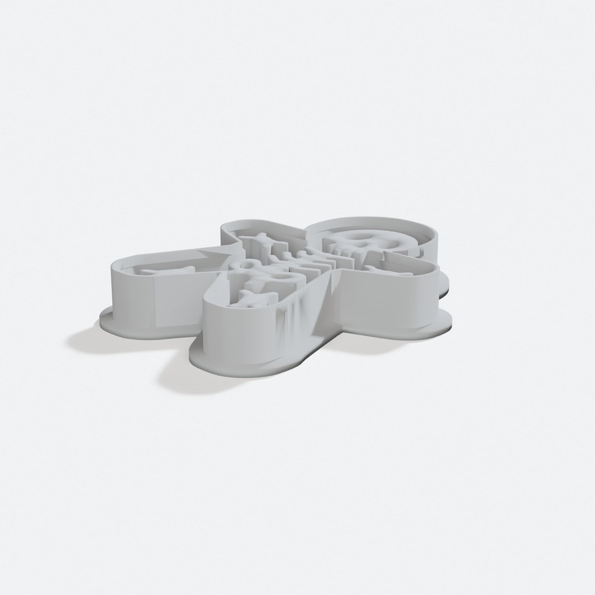 Skeleton and Voodoo Doll Cookie Cutter Set