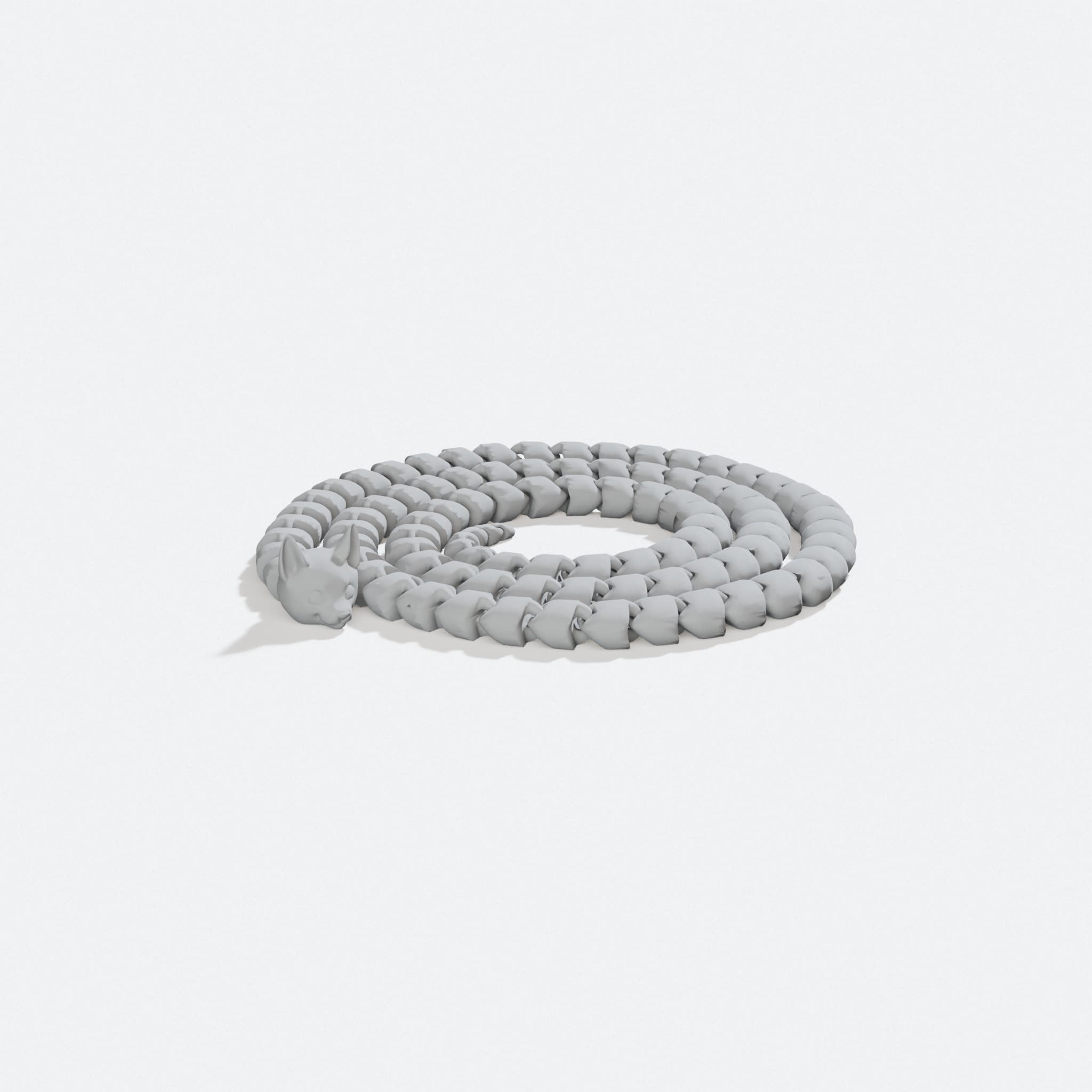 Extra Long Cat Snake 3D Printed Toy