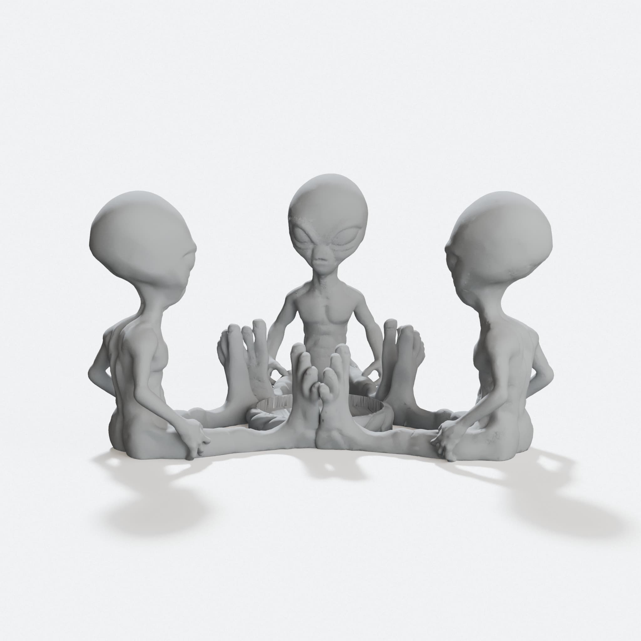 Alien Tealight Holder; 3D Printed Home Decor