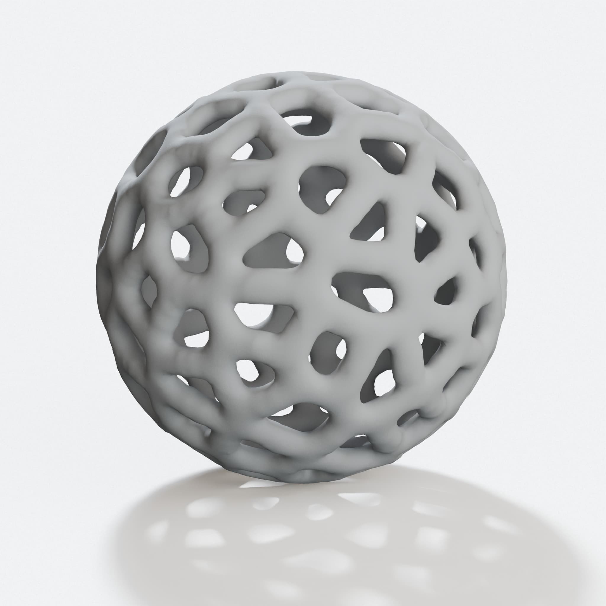 Voronoi Cat Toy: 3D Printed Gift for Cats