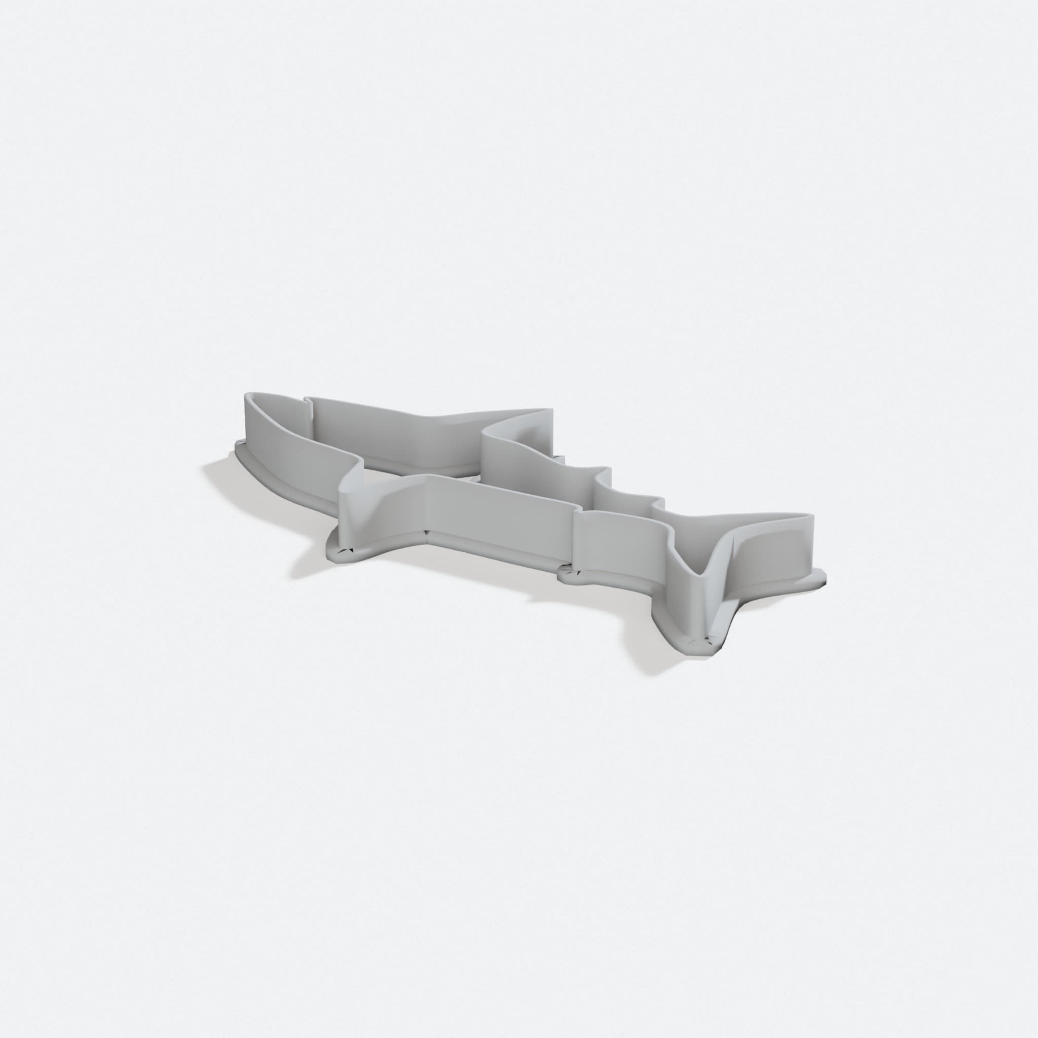 3D Printed Shark Cookie Cutter for Kitchen