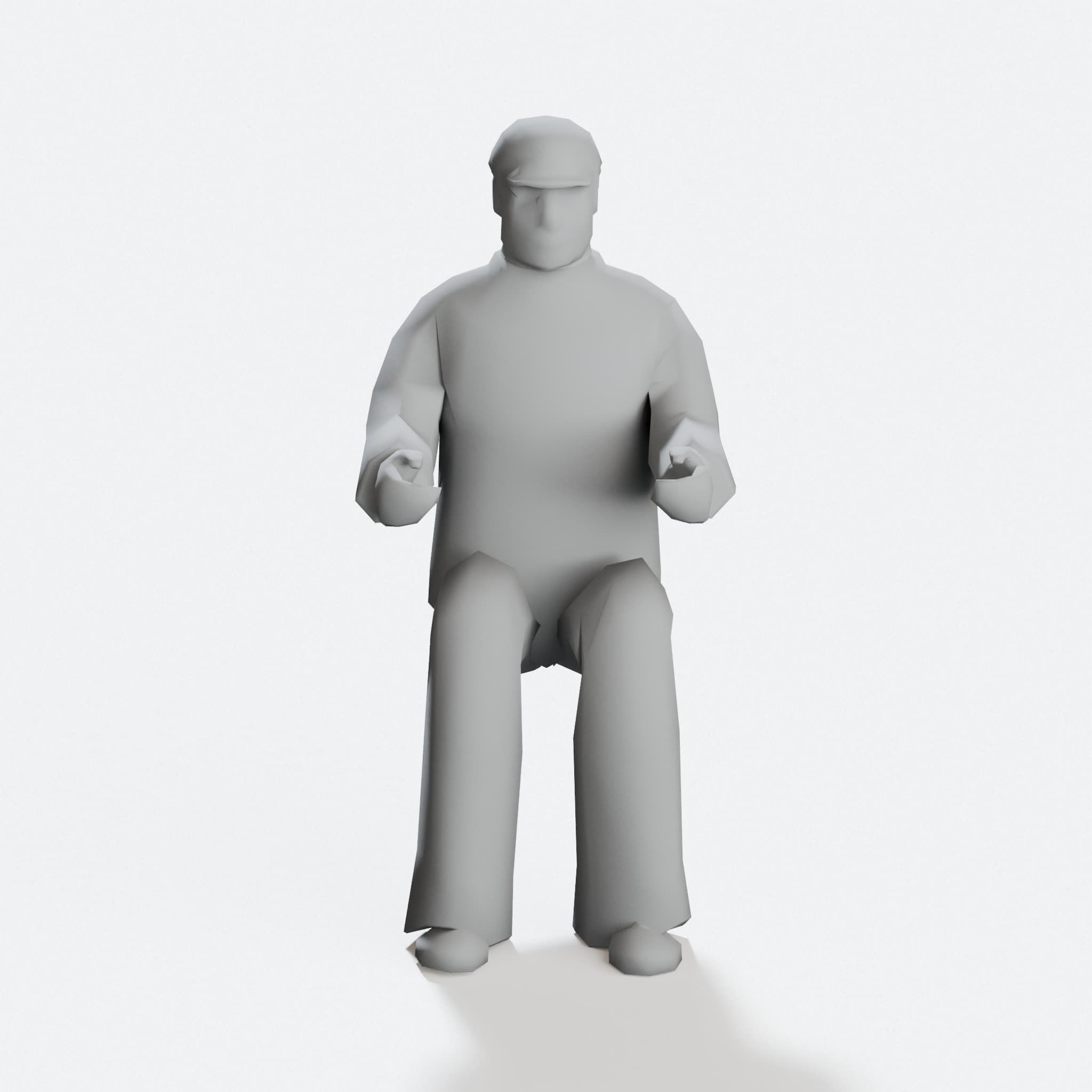 H0 Scale Model Train Figures 1/87 (2cm Height)