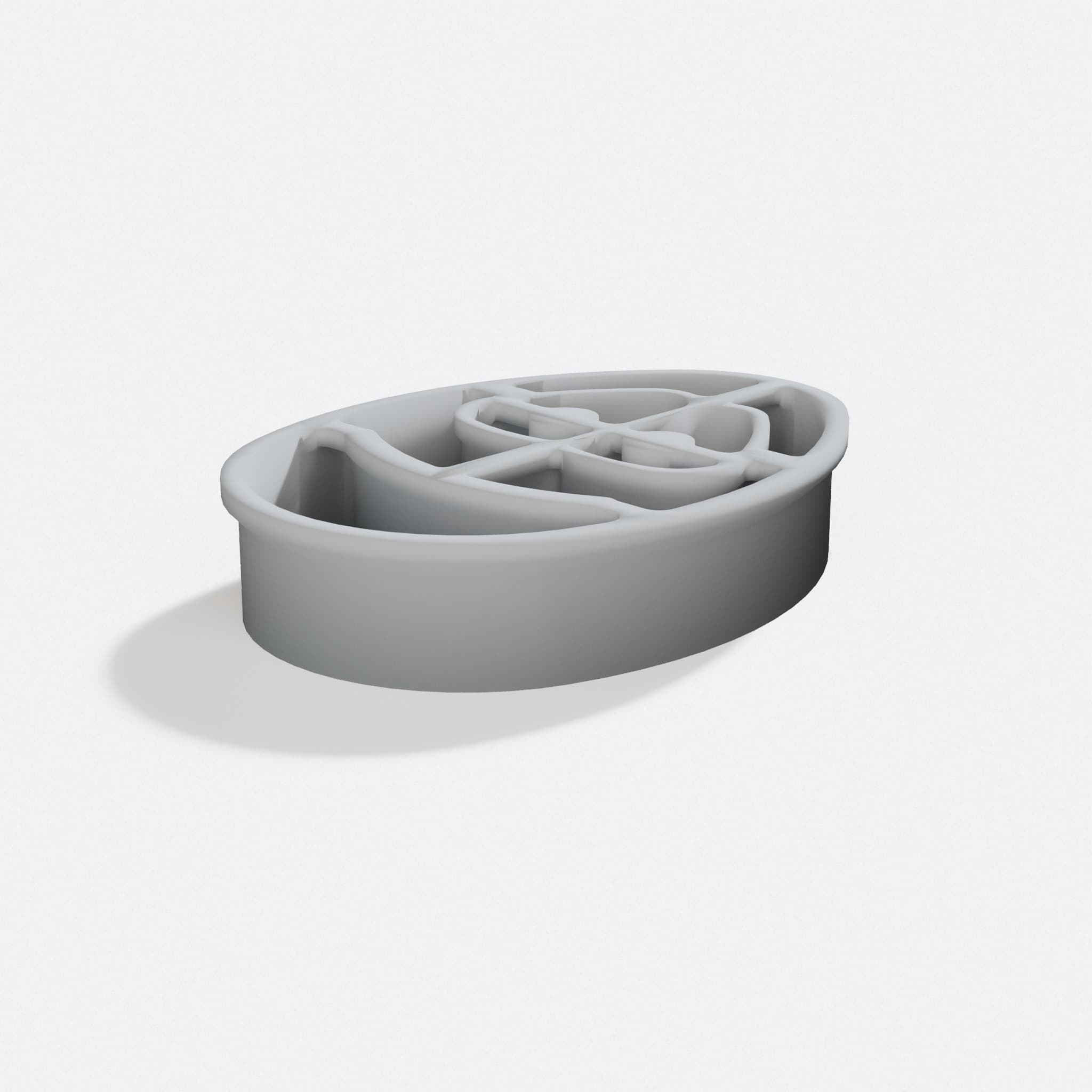 Easter Happy Egg Cookie Cutter, 3D Printed