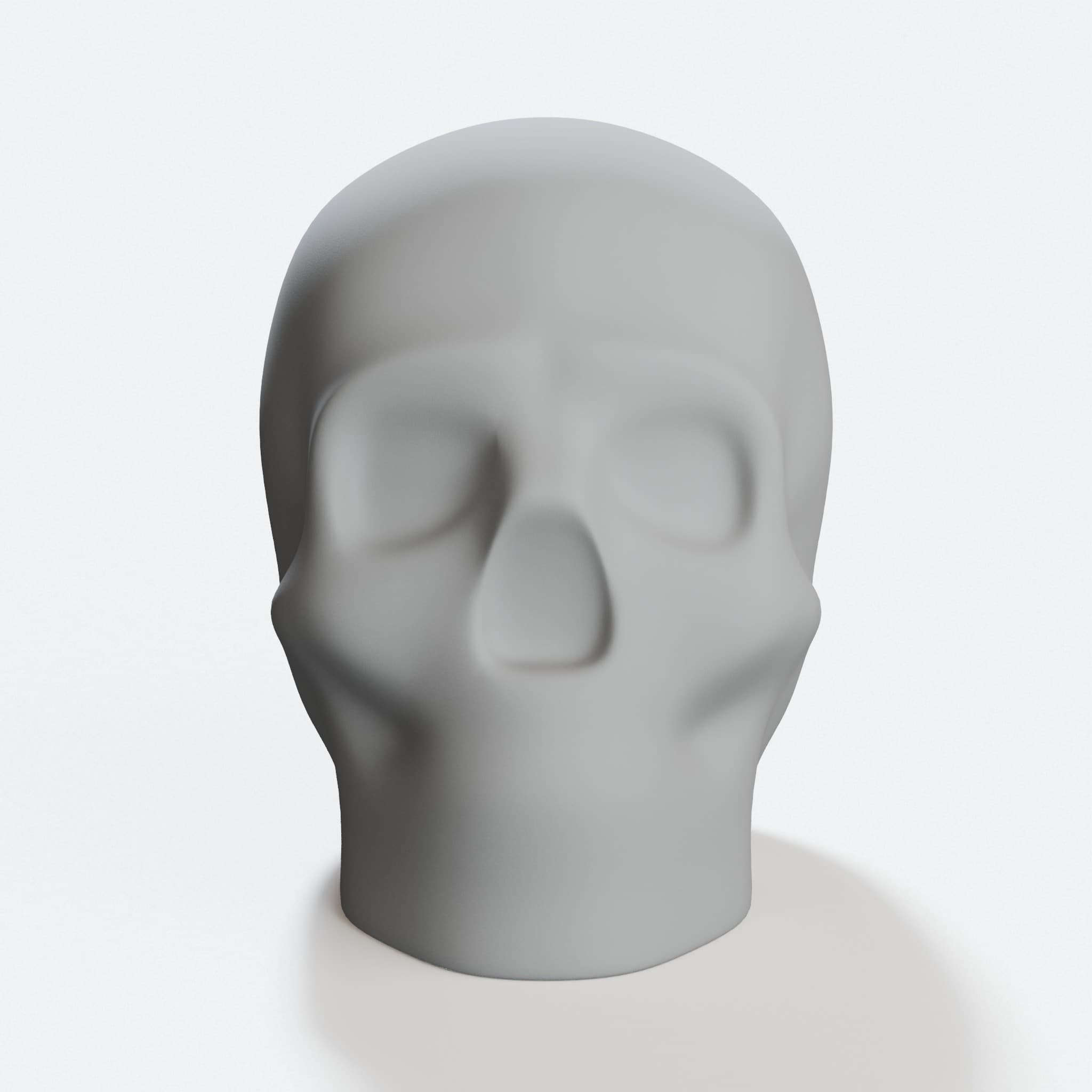 Lisa the Printable Skull – 3D Printed Home Decor