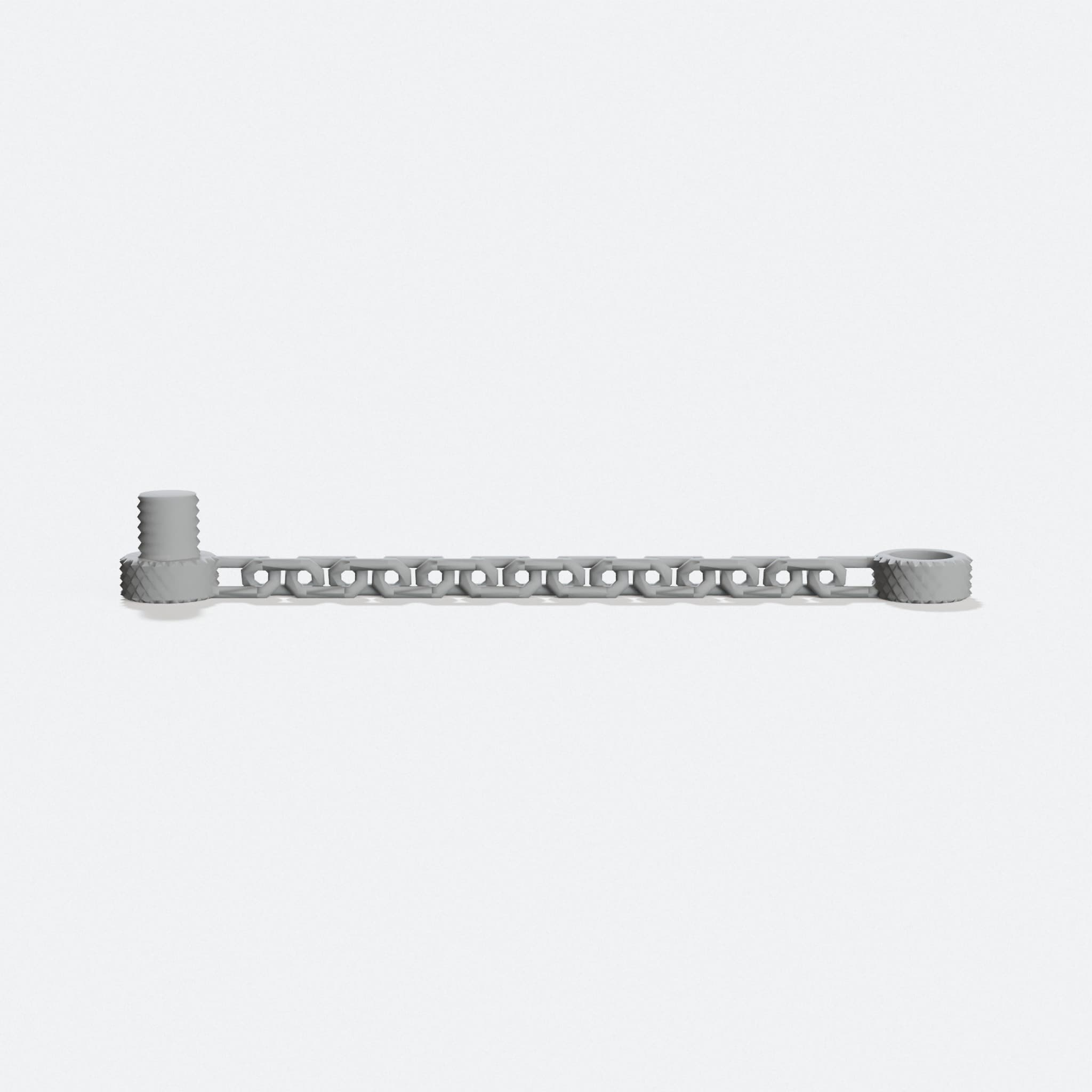 Nut & Bolt Bracelet Adult Size 3D Printed Gift