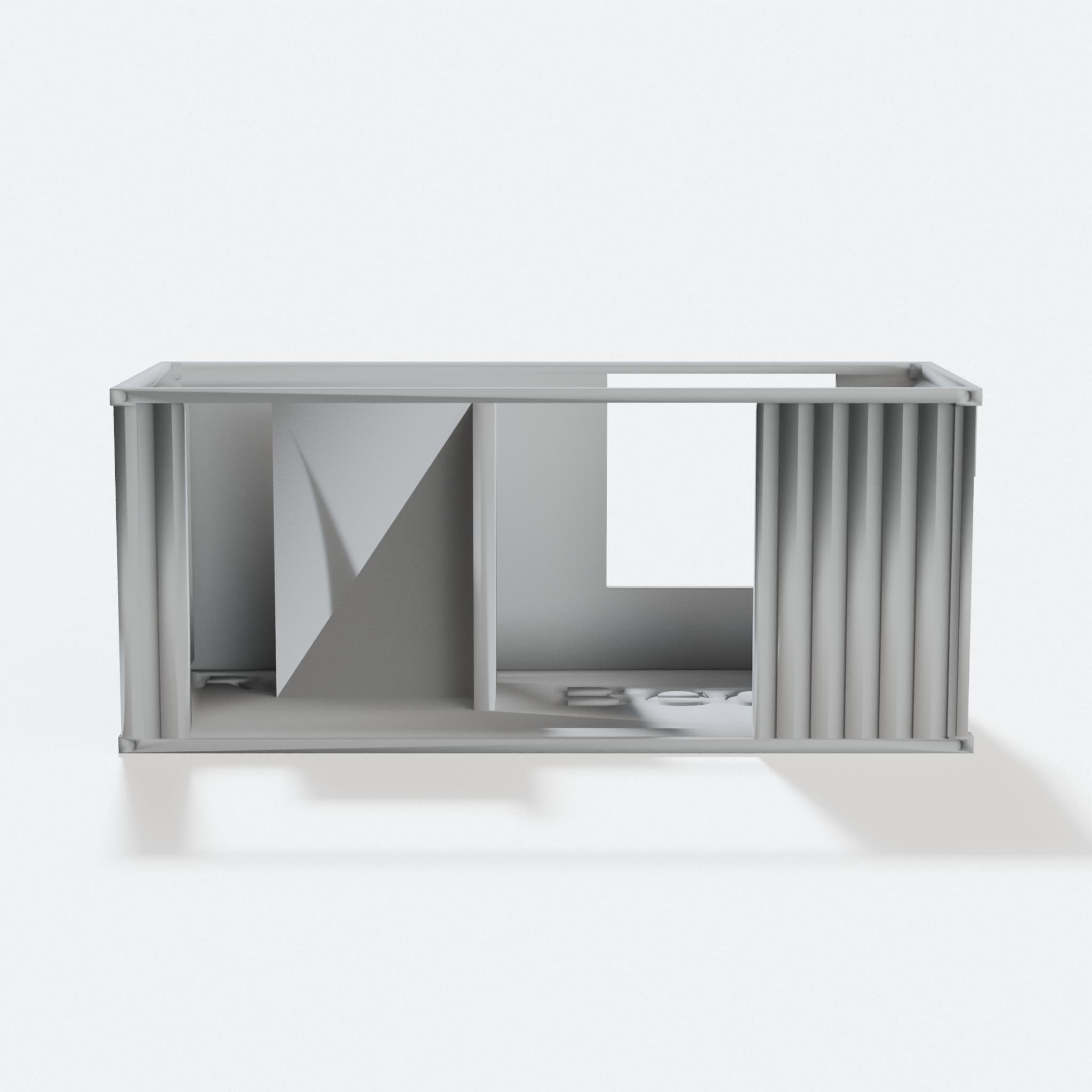Customizable Shipping Container 3D Print Model